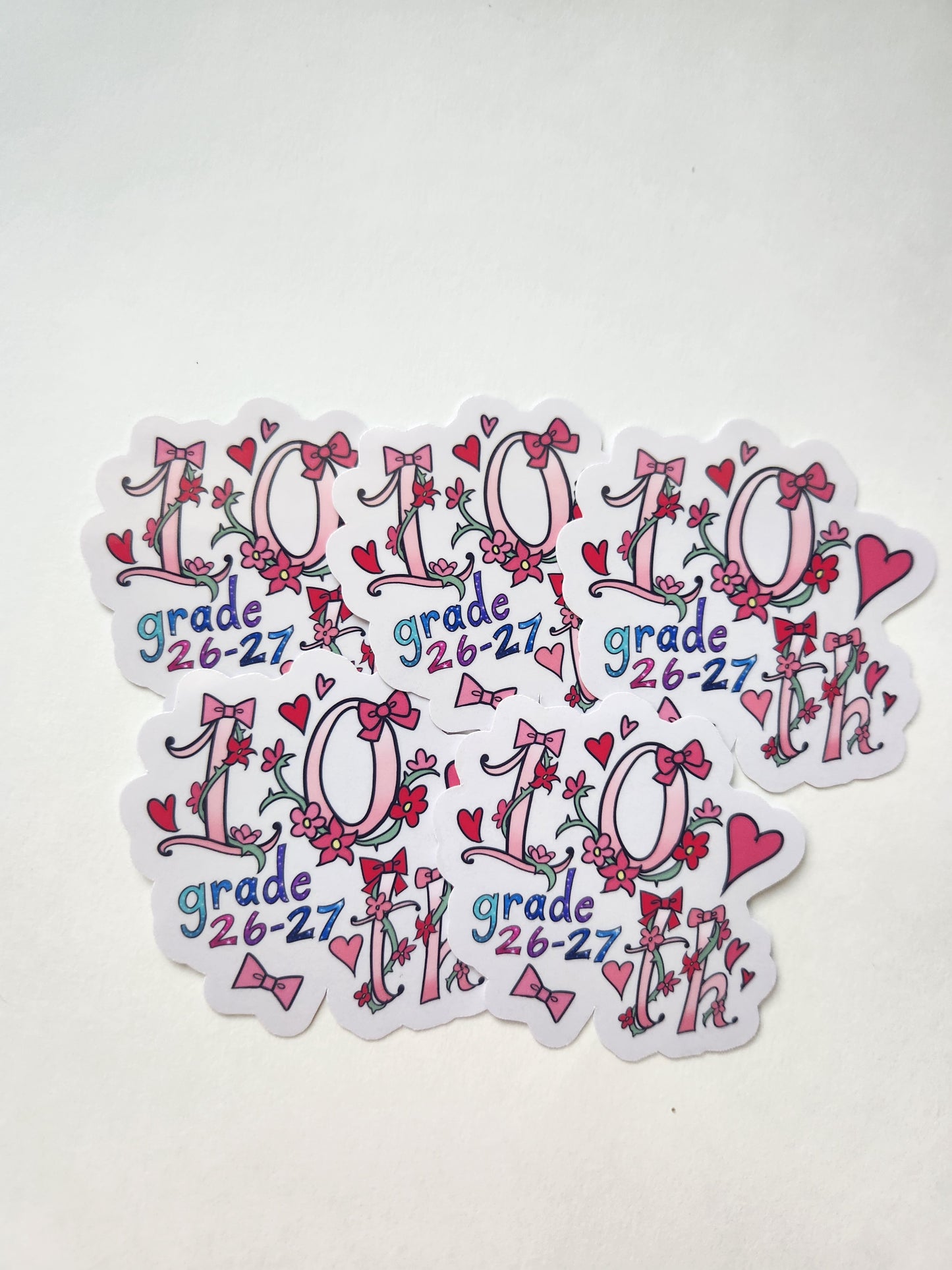 10th Grade Sprinkle Stickers 2026–2027