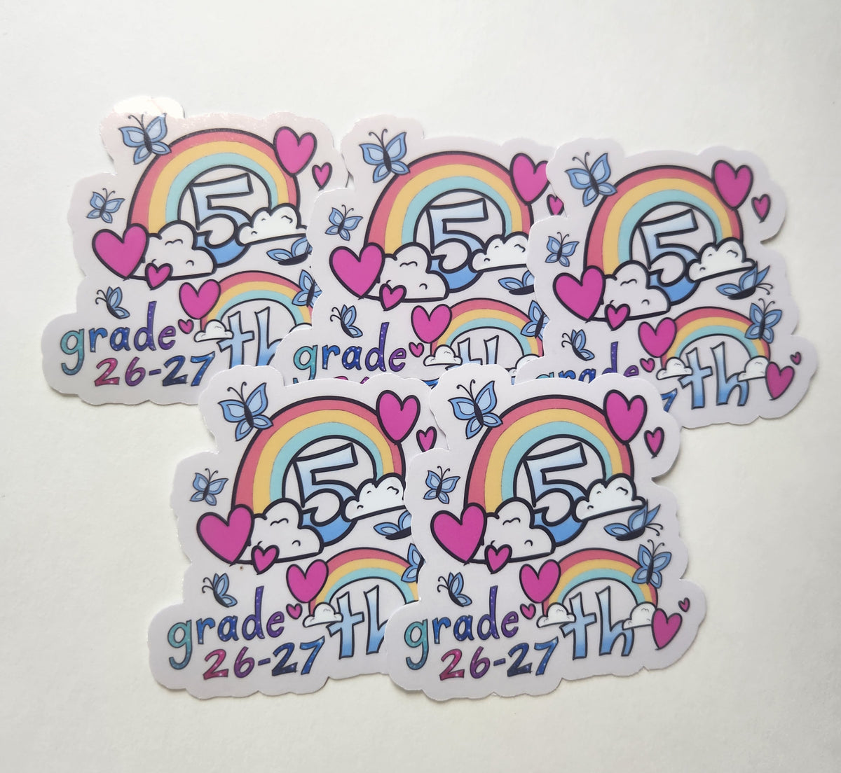 5th Grade Sprinkle Stickers 2026–2027