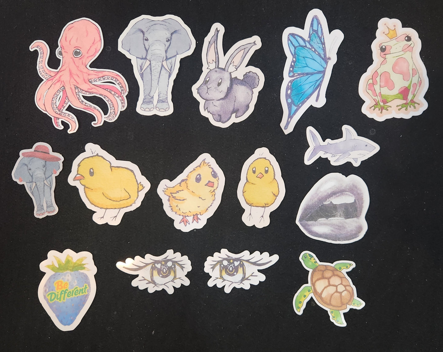 Sprinkle Swim, Stomp, and Soar Sticker Pack