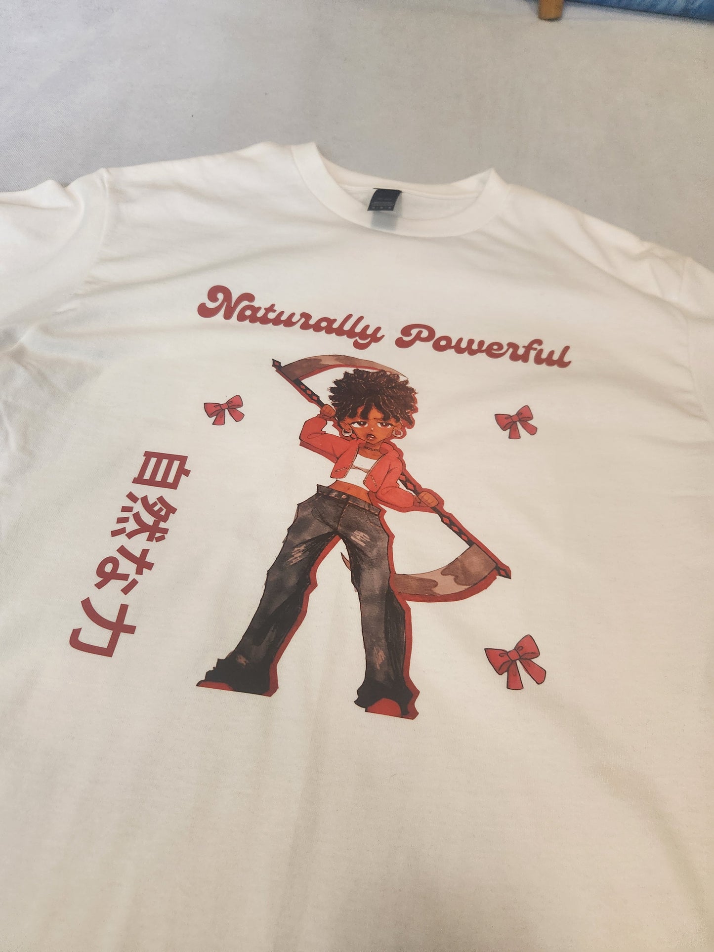 Naturally Powerful White T-Shirt