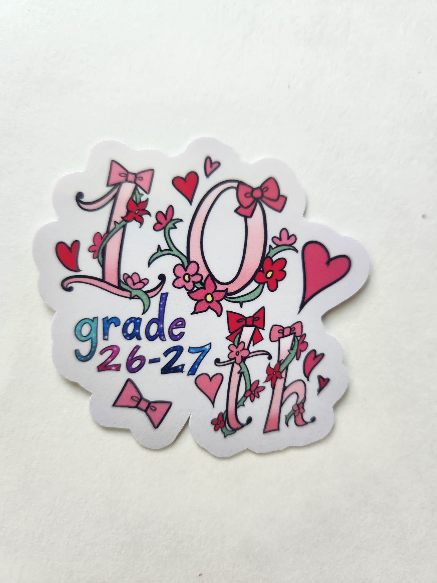 10th Grade Sprinkle Stickers 2026–2027