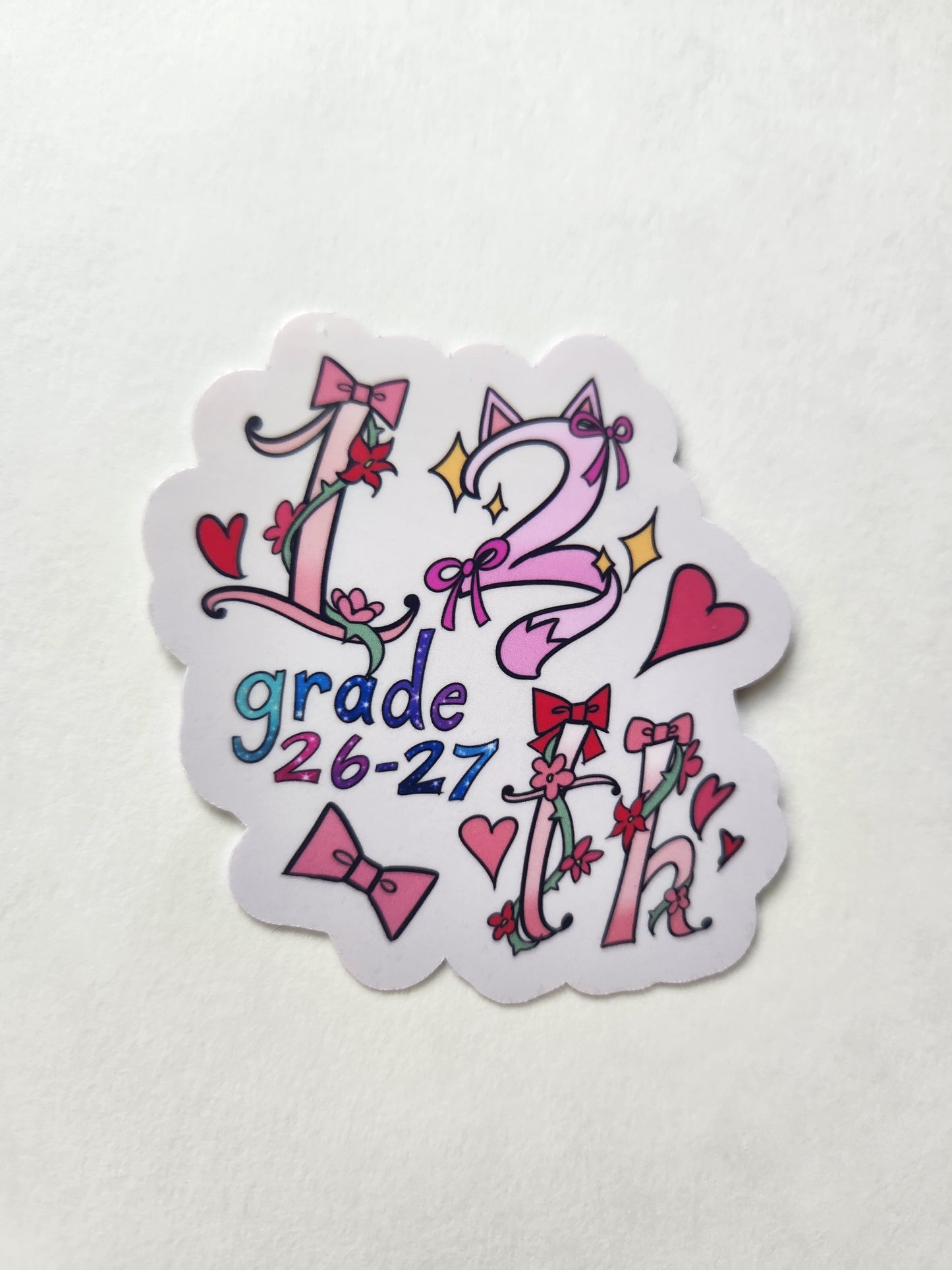 12th Grade Sprinkle Stickers 2026–2027