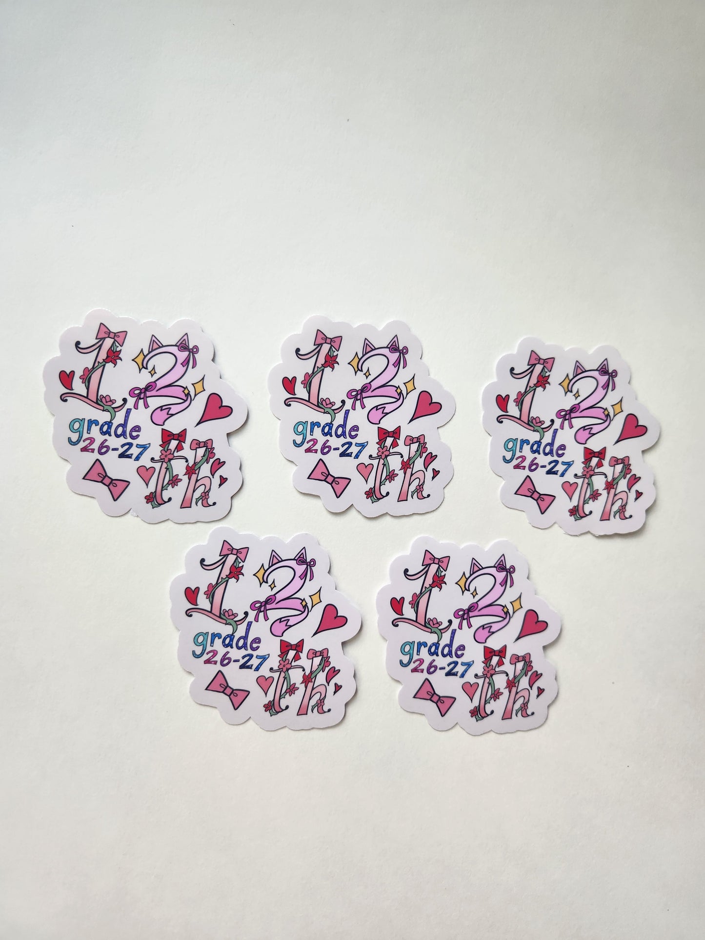 12th Grade Sprinkle Stickers 2026–2027