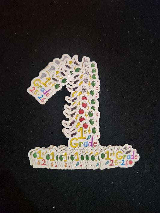 1st Grades Stickers 2025–2026 School Year Edition