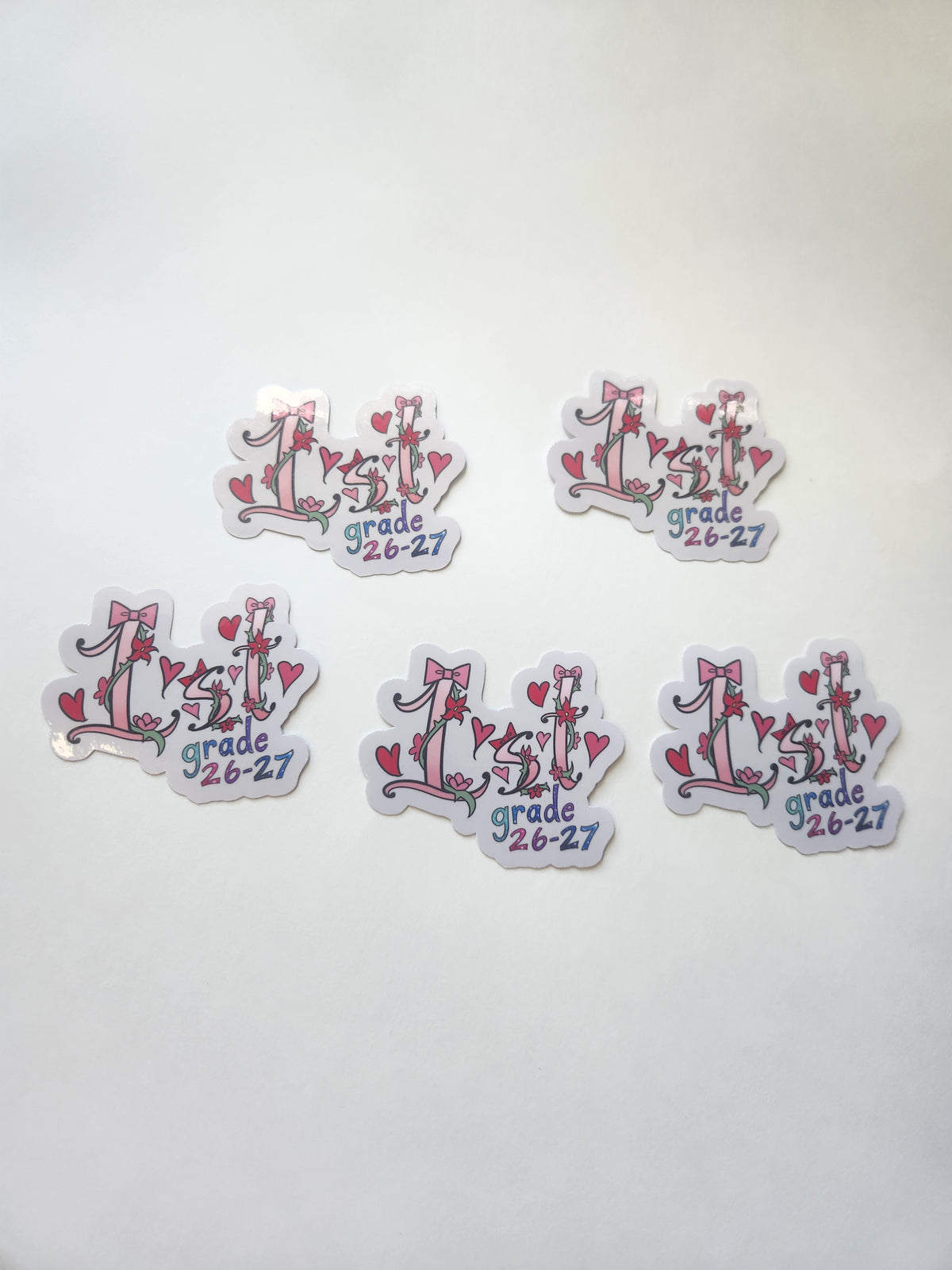 1st Grade Stickers 2026–2027 School Year Edition