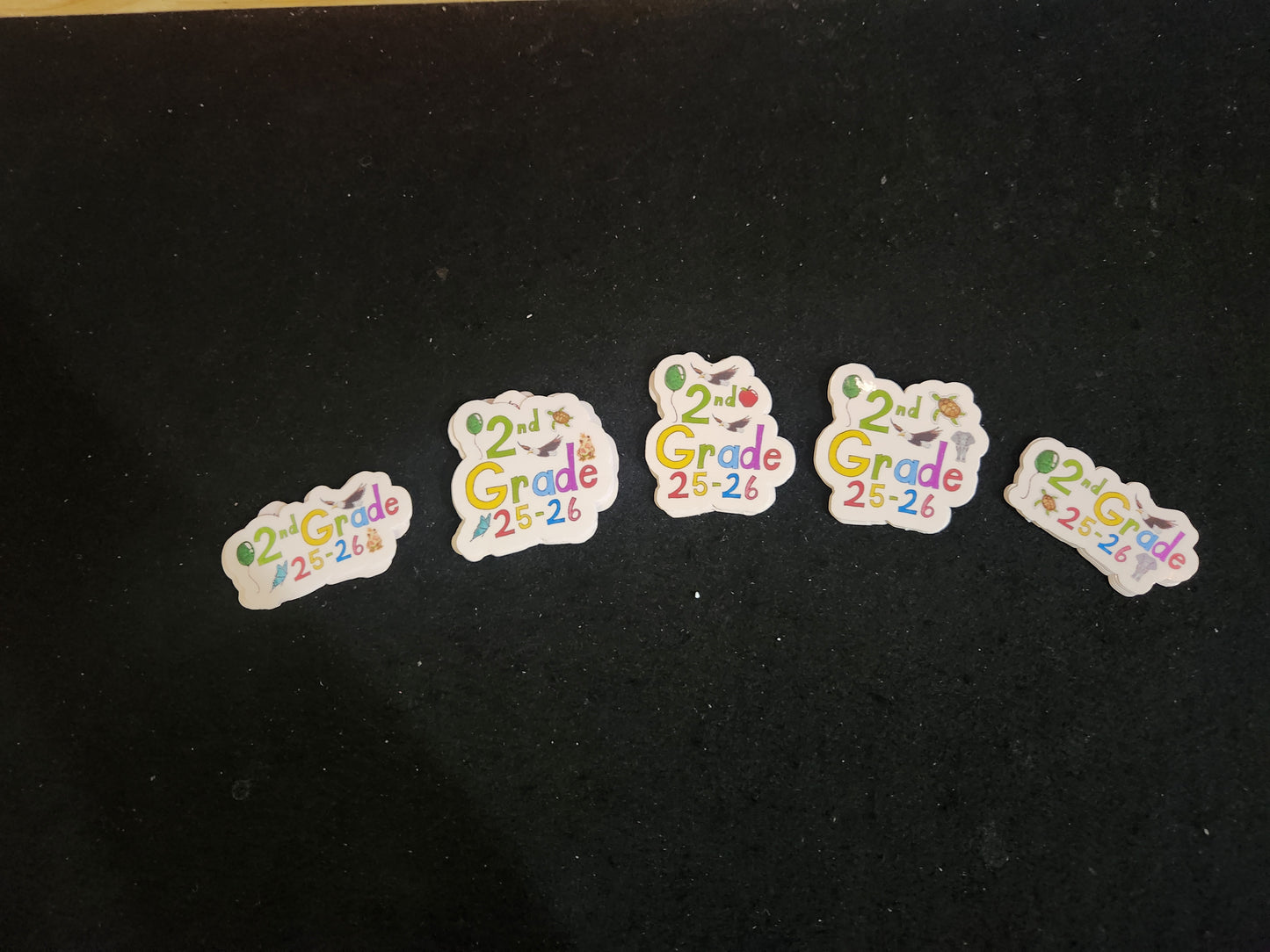 2nd Grade Stickers 2025–2026 School Year Edition