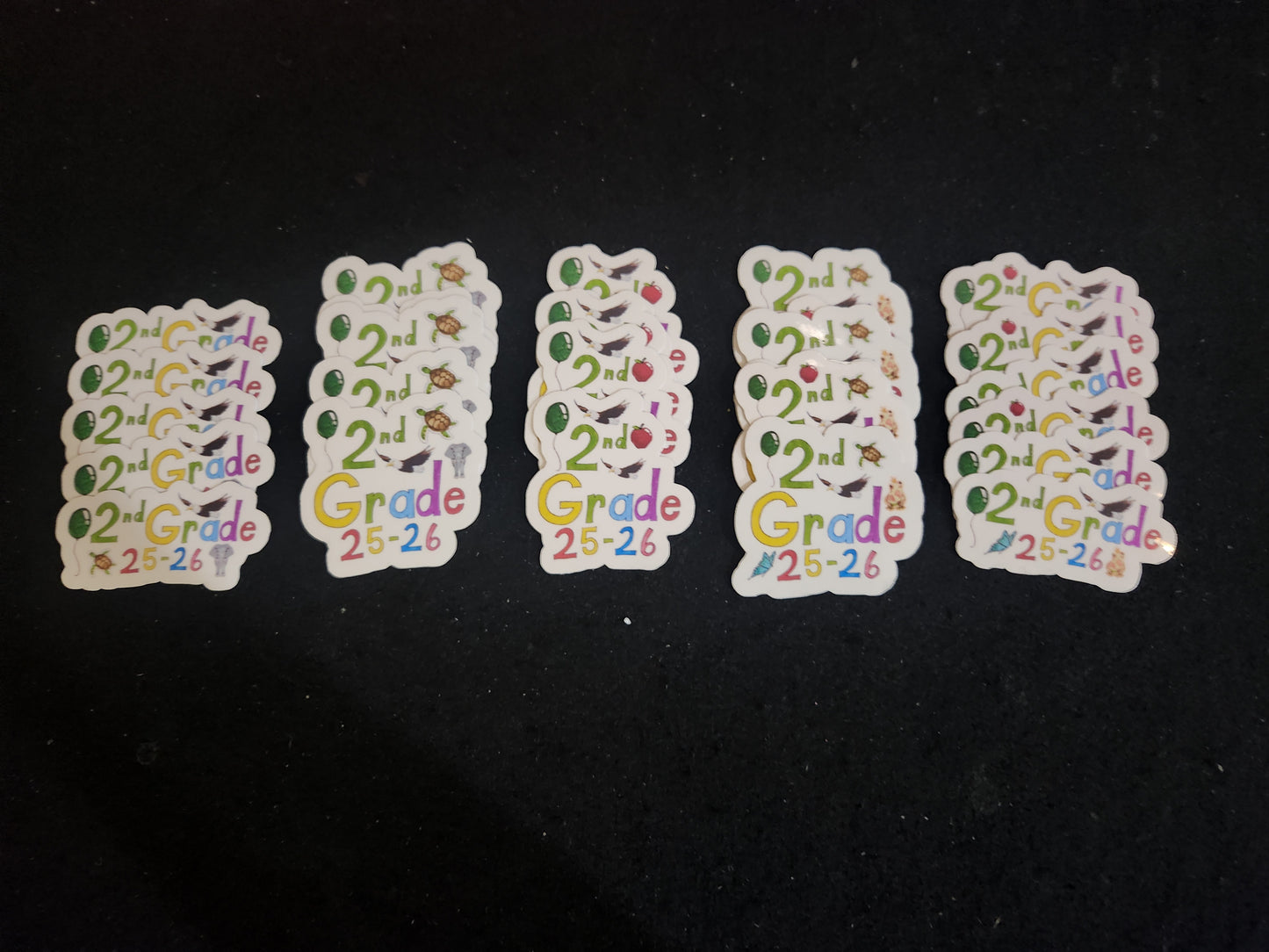 2nd Grade Stickers 2025–2026 School Year Edition