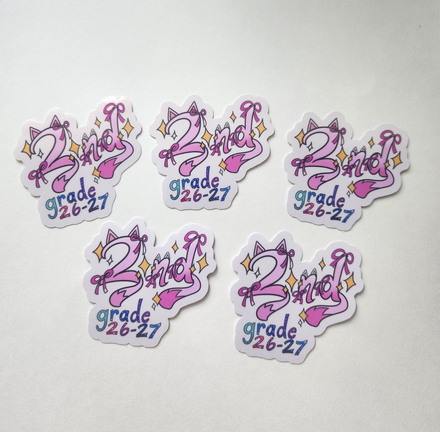 2nd Grade Sprinkle Stickers 2026–2027