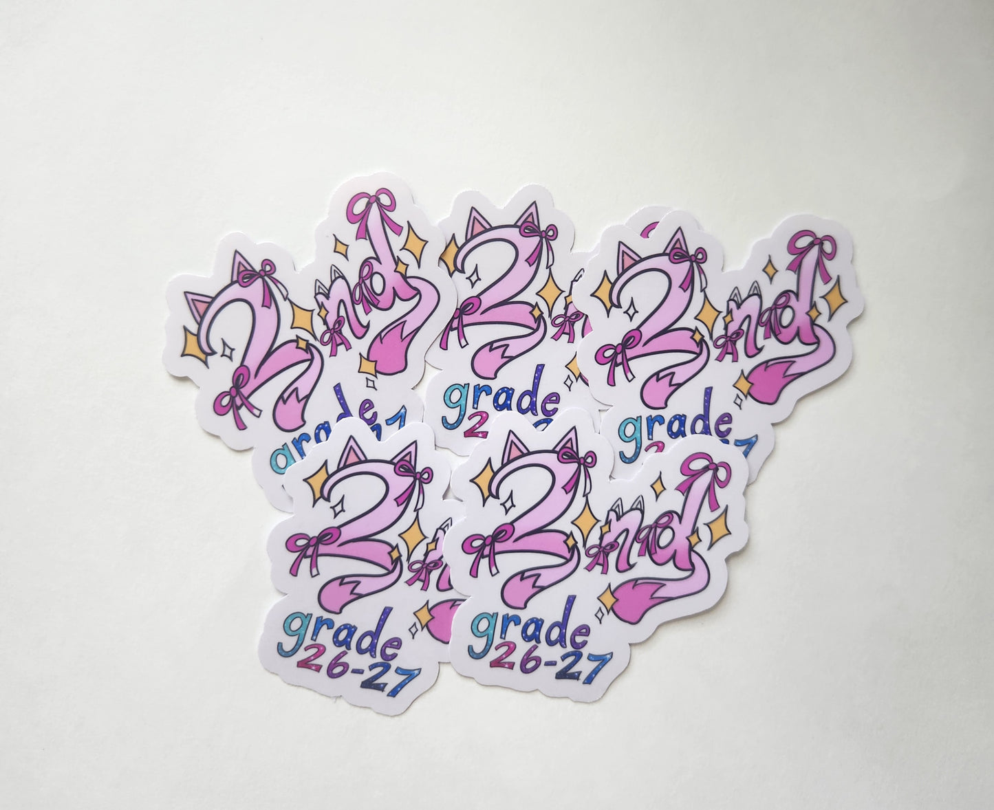 2nd Grade Sprinkle Stickers 2026–2027