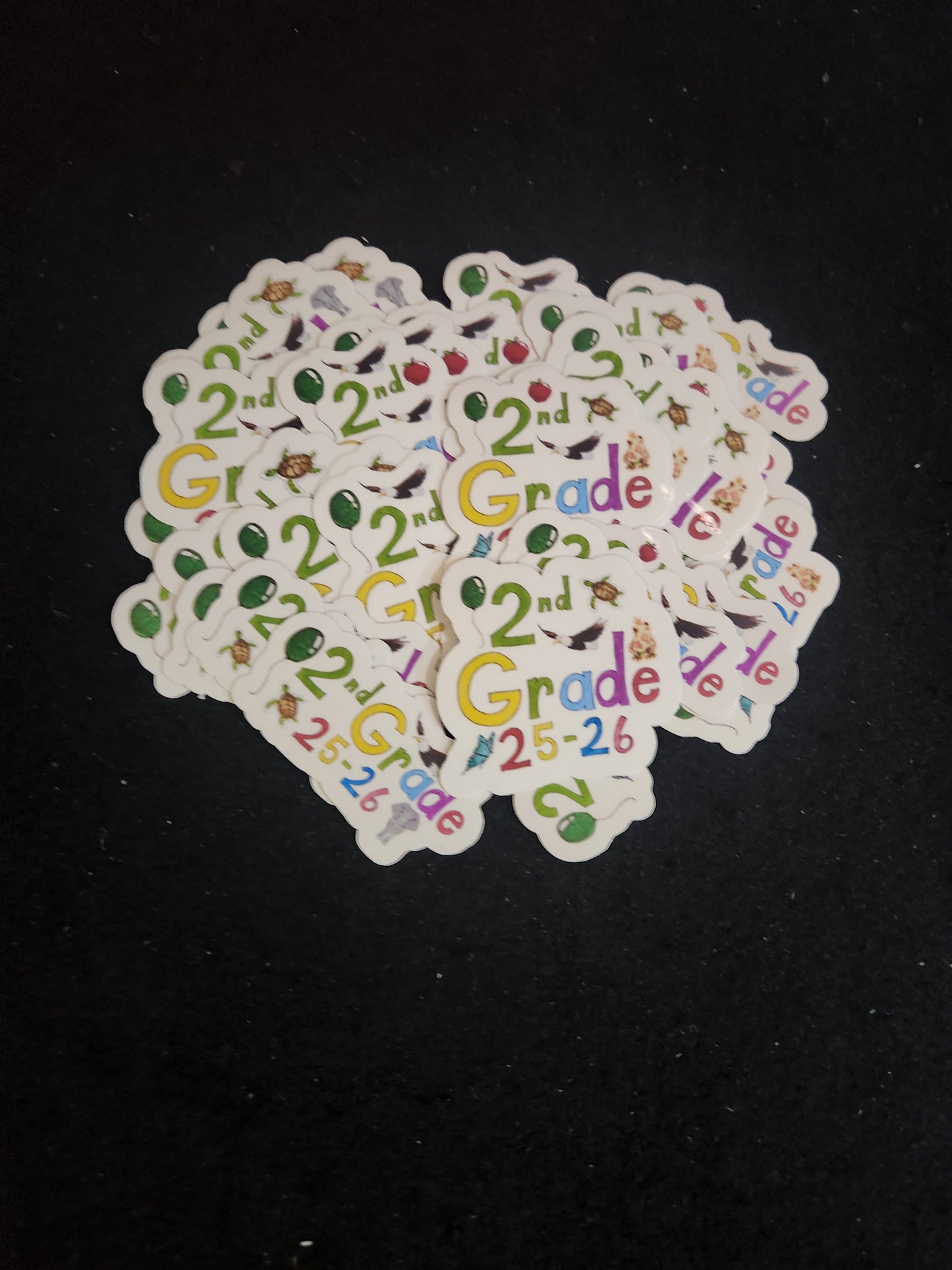2nd Grade Stickers 2025–2026 School Year Edition