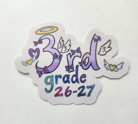 3rd Grade Sprinkle Stickers 2026–2027