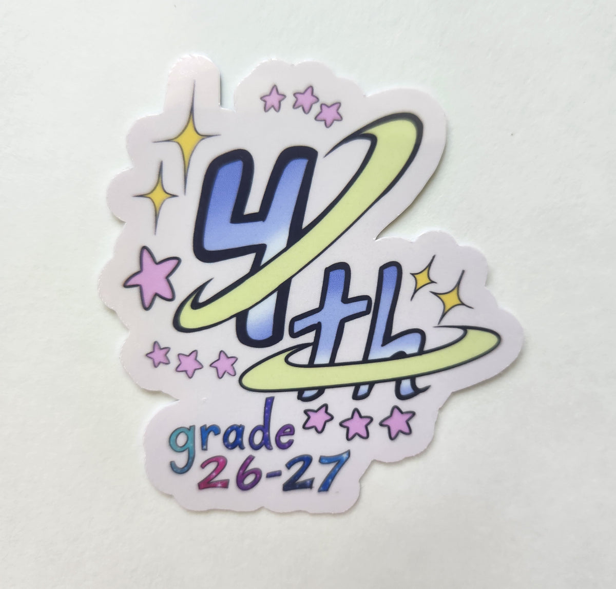 4th Grade Sprinkle Stickers 2026–2027