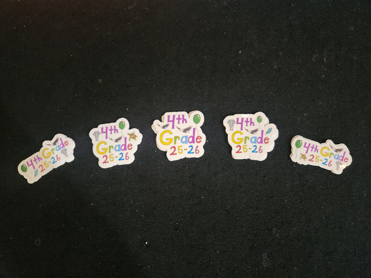 4th Grade Stickers 2025–2026 School Year Edition