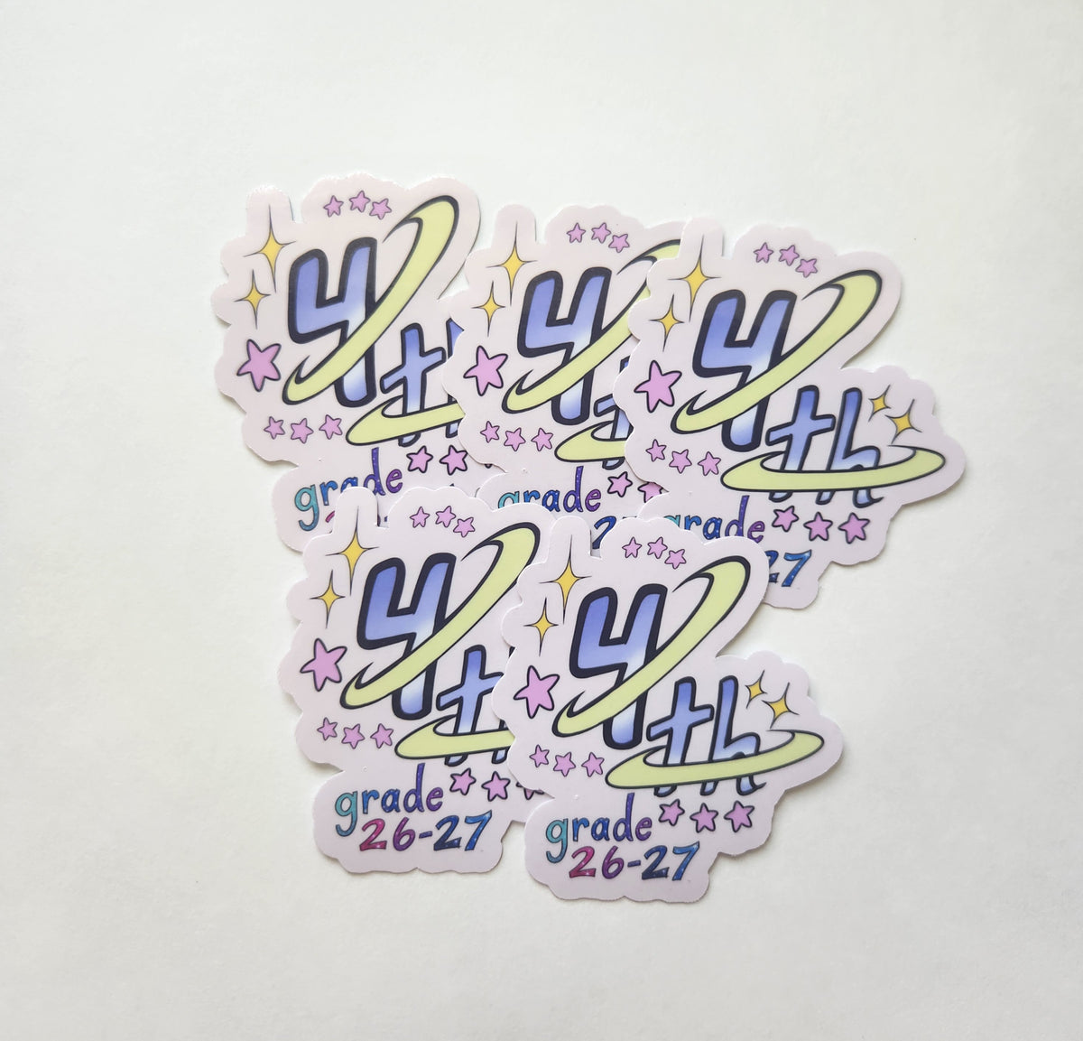 4th Grade Sprinkle Stickers 2026–2027