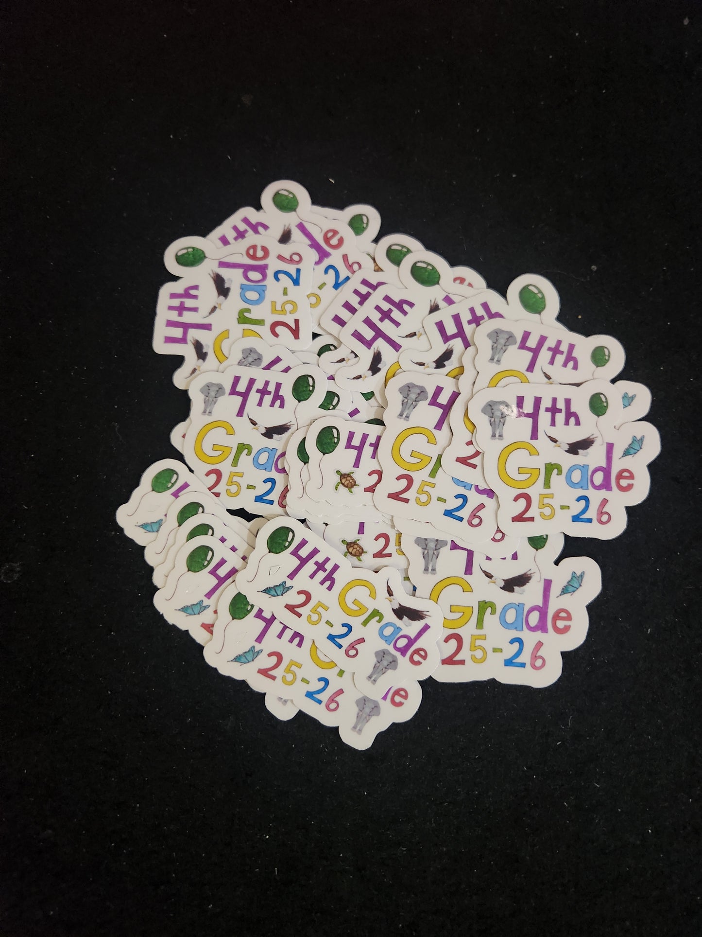 4th Grade Stickers 2025–2026 School Year Edition
