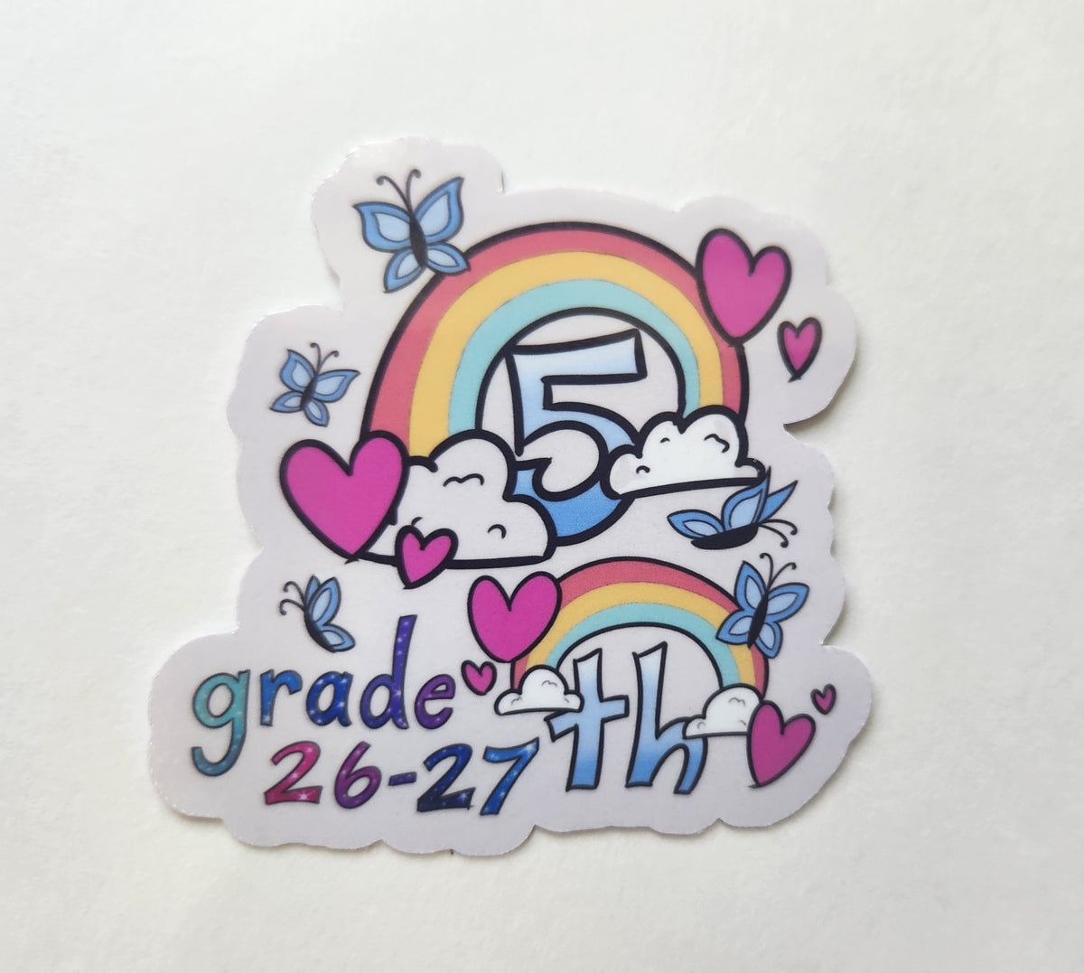 5th Grade Sprinkle Stickers 2026–2027
