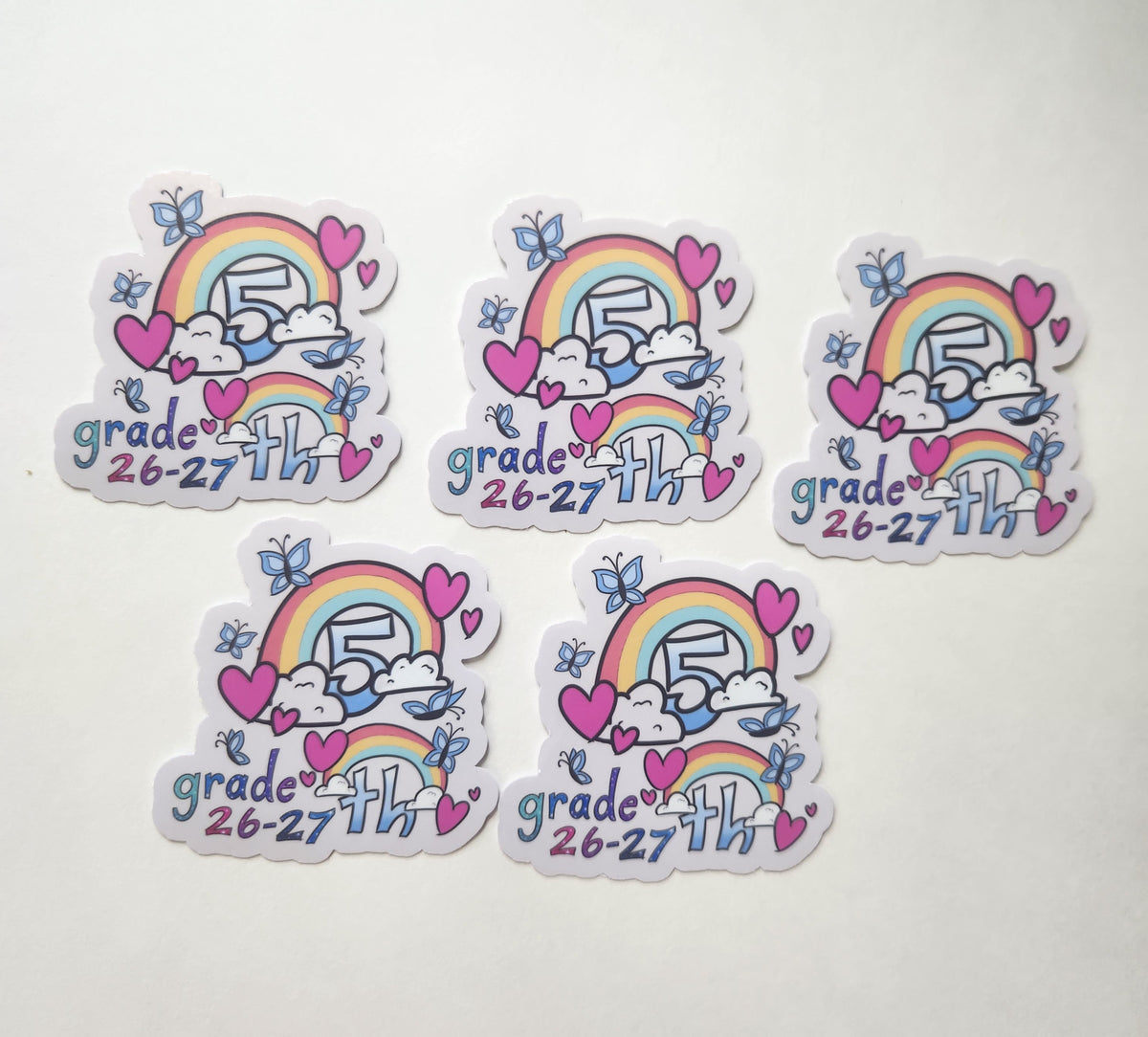 5th Grade Sprinkle Stickers 2026–2027
