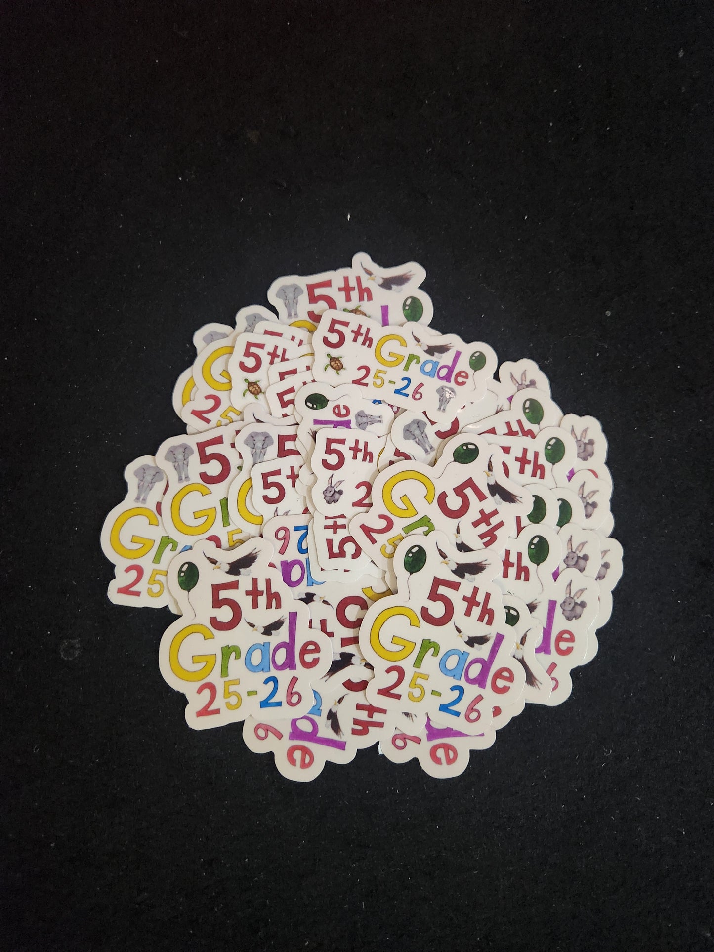 5th Grade Stickers 2025–2026 School Year Edition