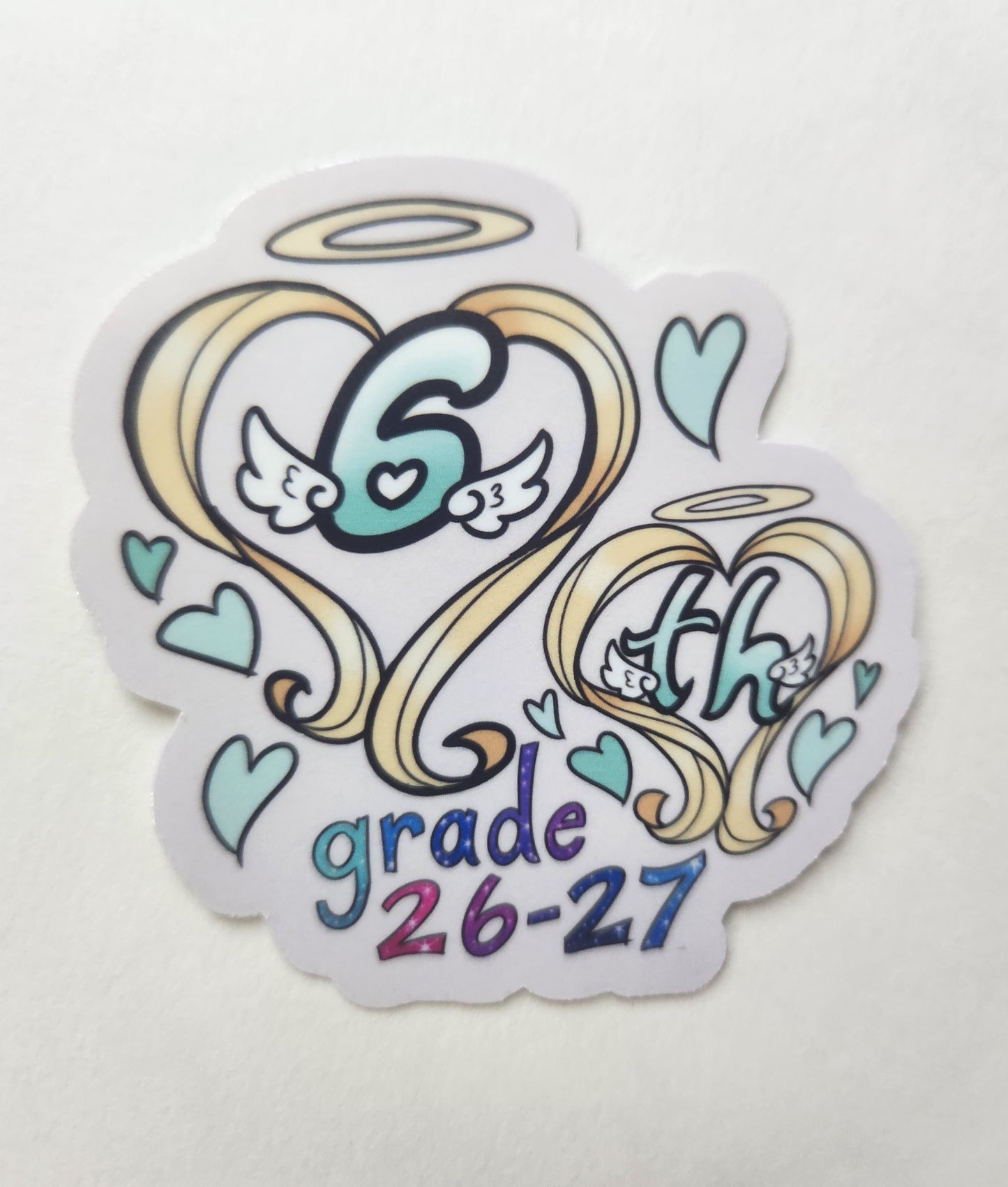 6th Grade Sprinkle Stickers 2026–2027