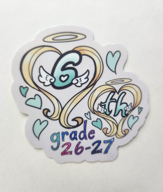 6th Grade Sprinkle Stickers 2026–2027