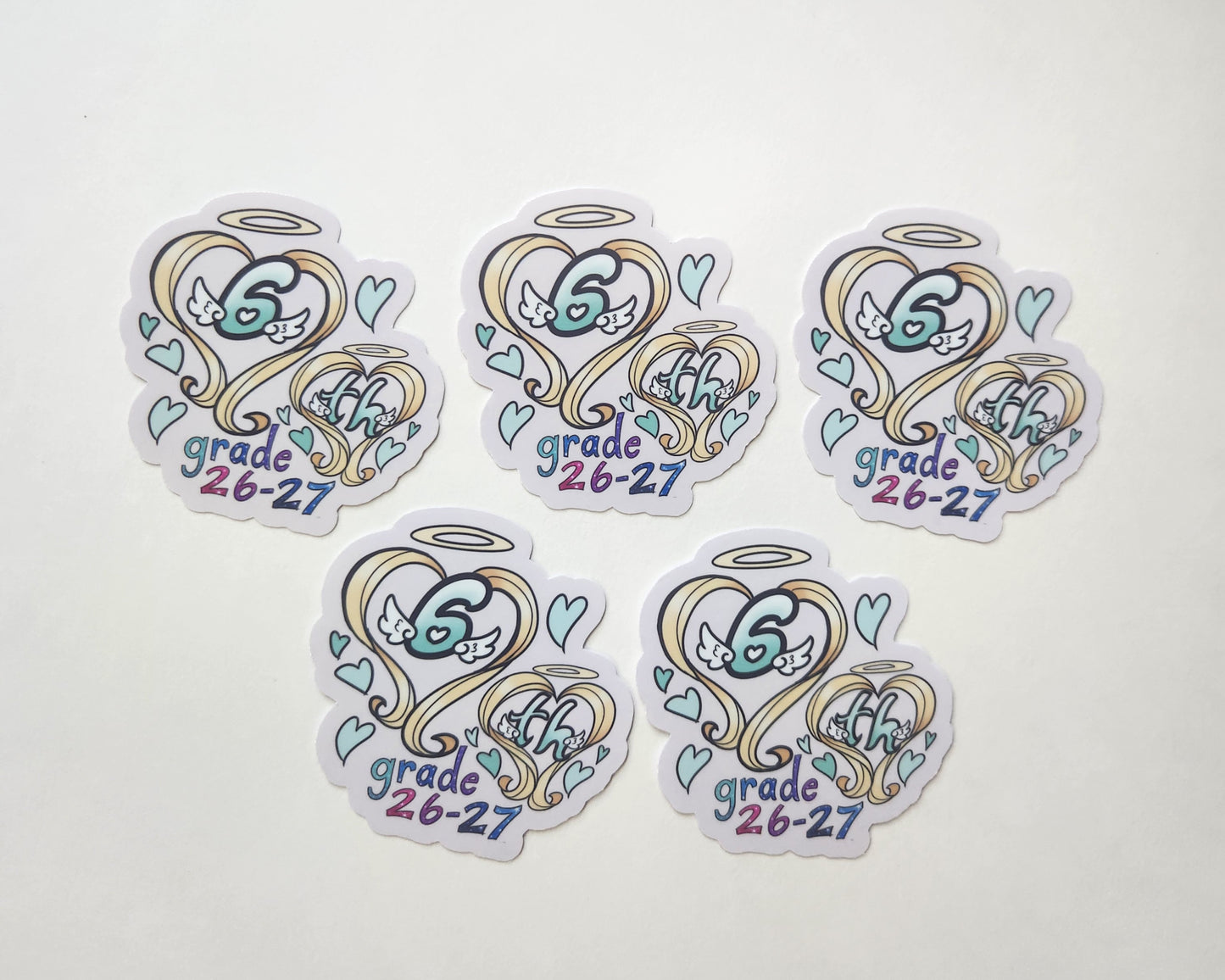 6th Grade Sprinkle Stickers 2026–2027