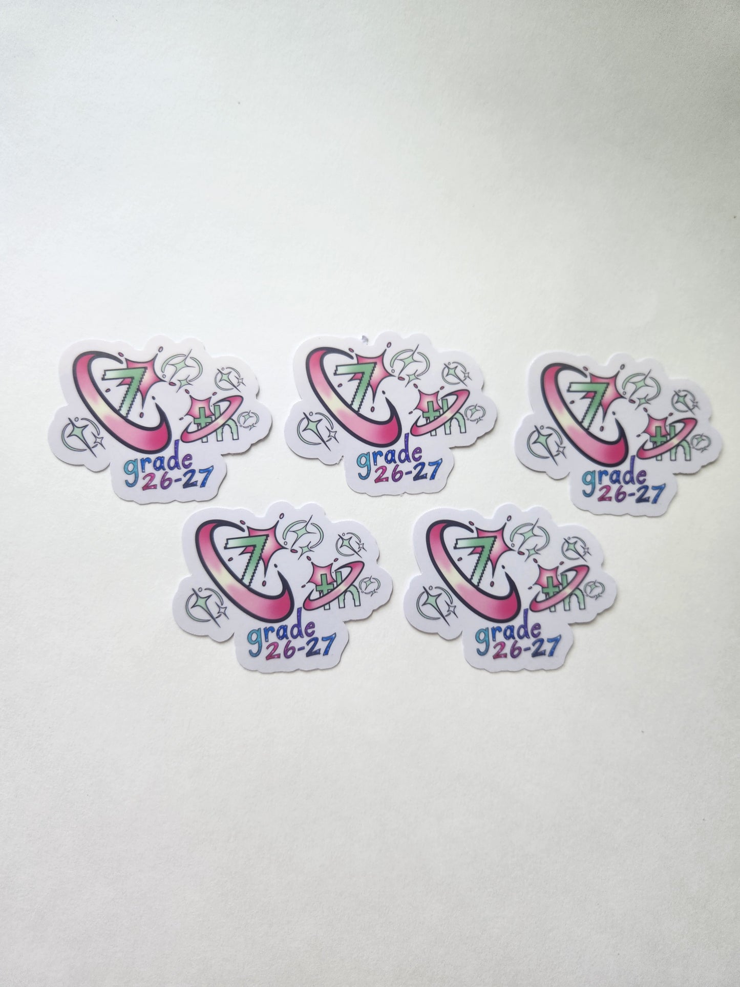 7th Grade Sprinkle Stickers 2026–2027