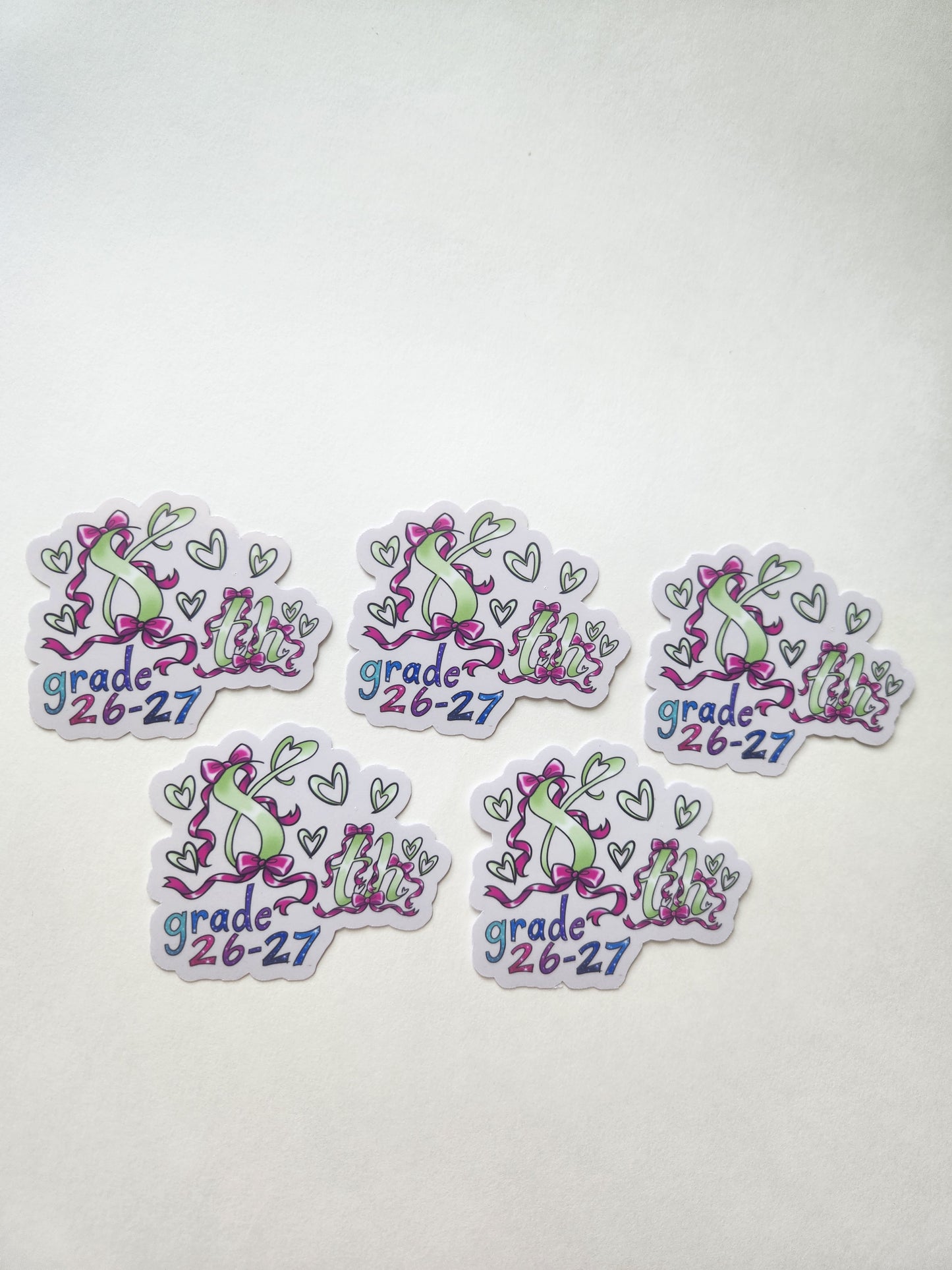 8th Grade Sprinkle Stickers 2026–2027