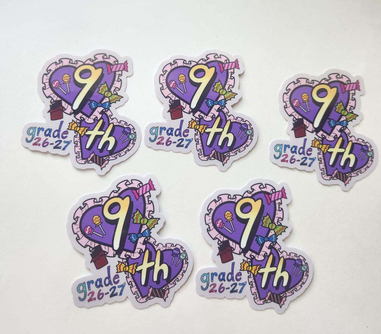9th Grade Sprinkle Stickers 2026–2027