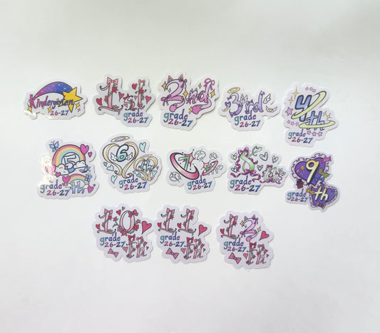 All Grades Sprinkle Stickers 2026–2027