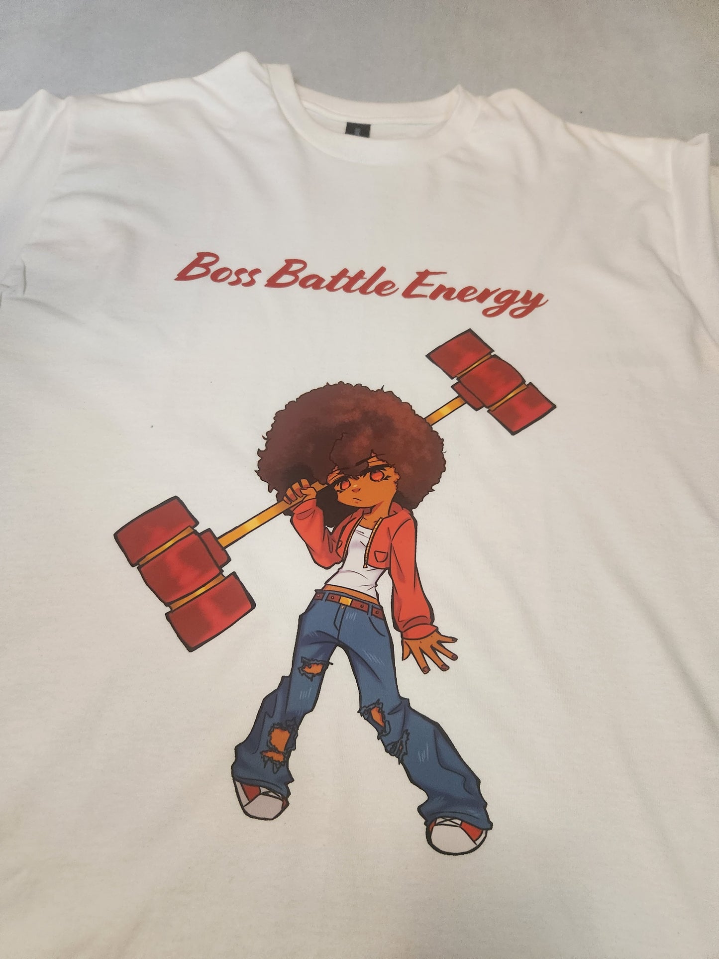 Boss Battle White T-Shirt
