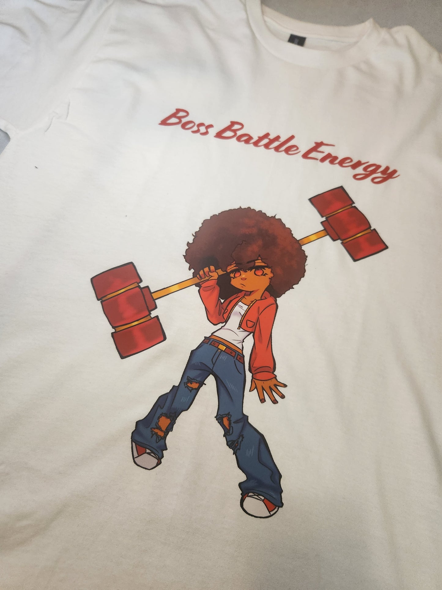 Boss Battle White T-Shirt