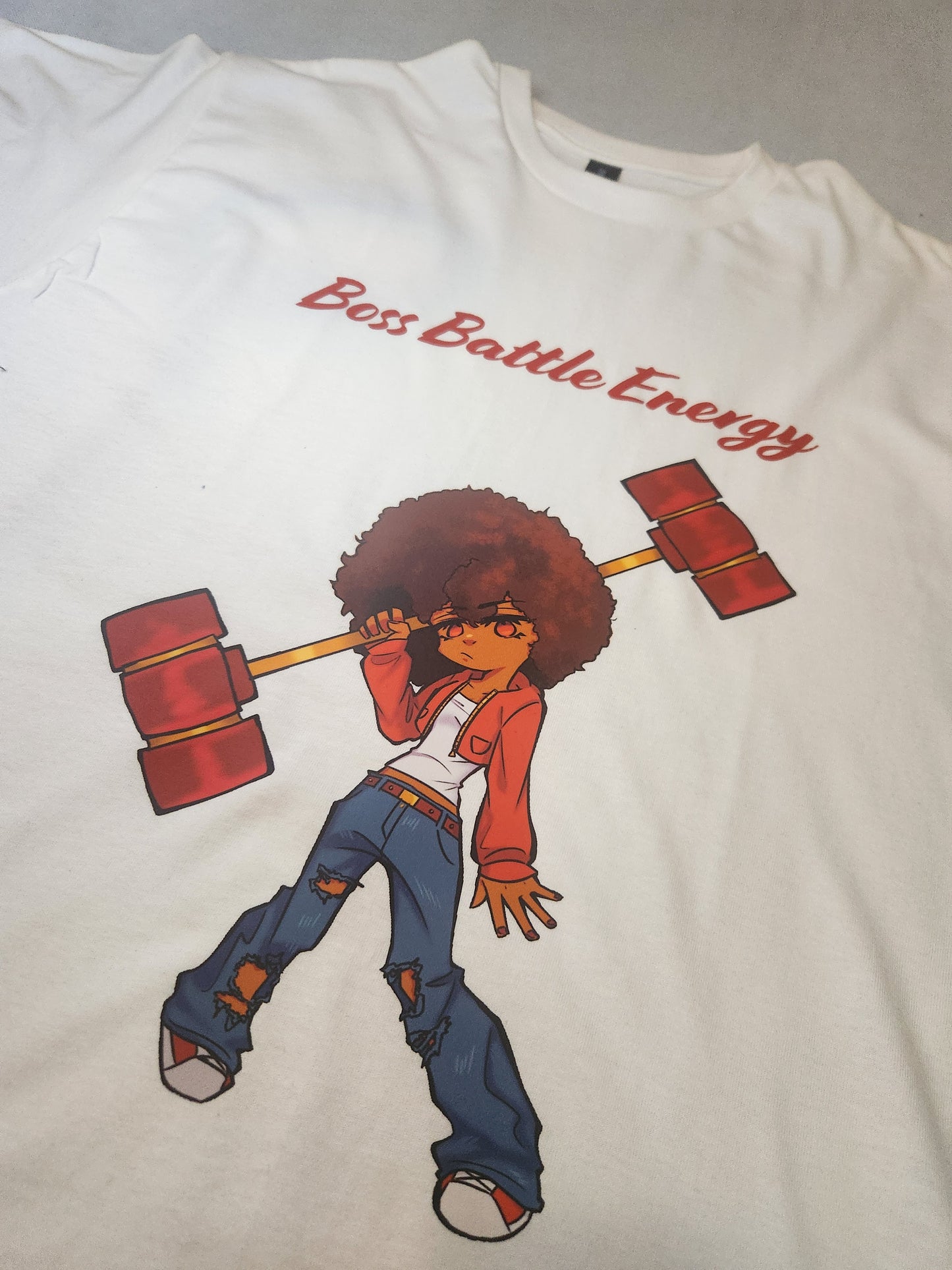 Boss Battle White T-Shirt