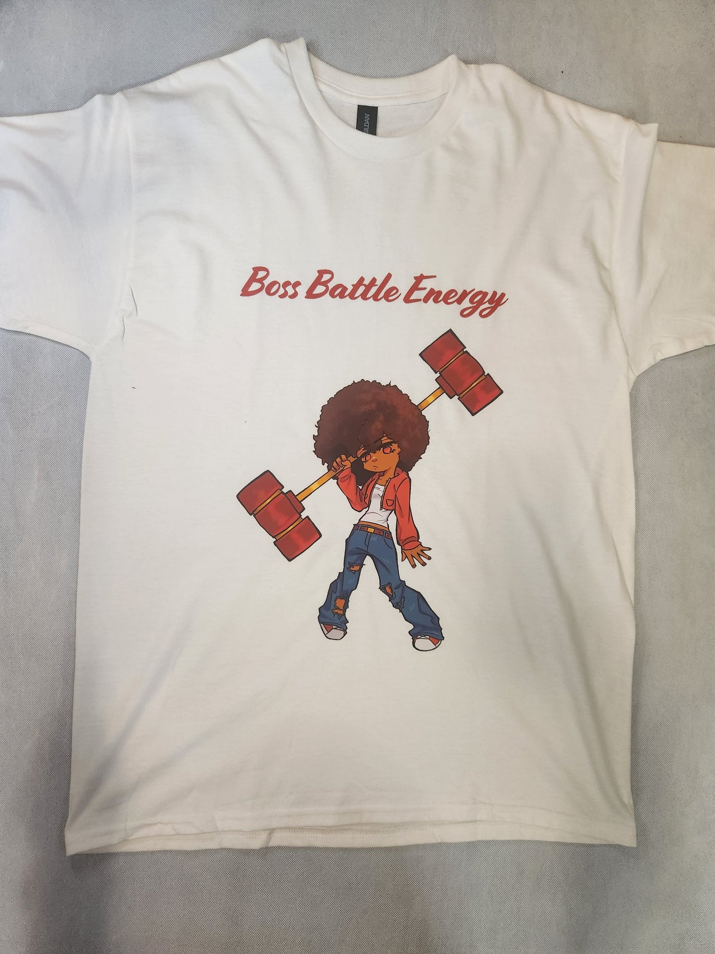 Boss Battle White T-Shirt