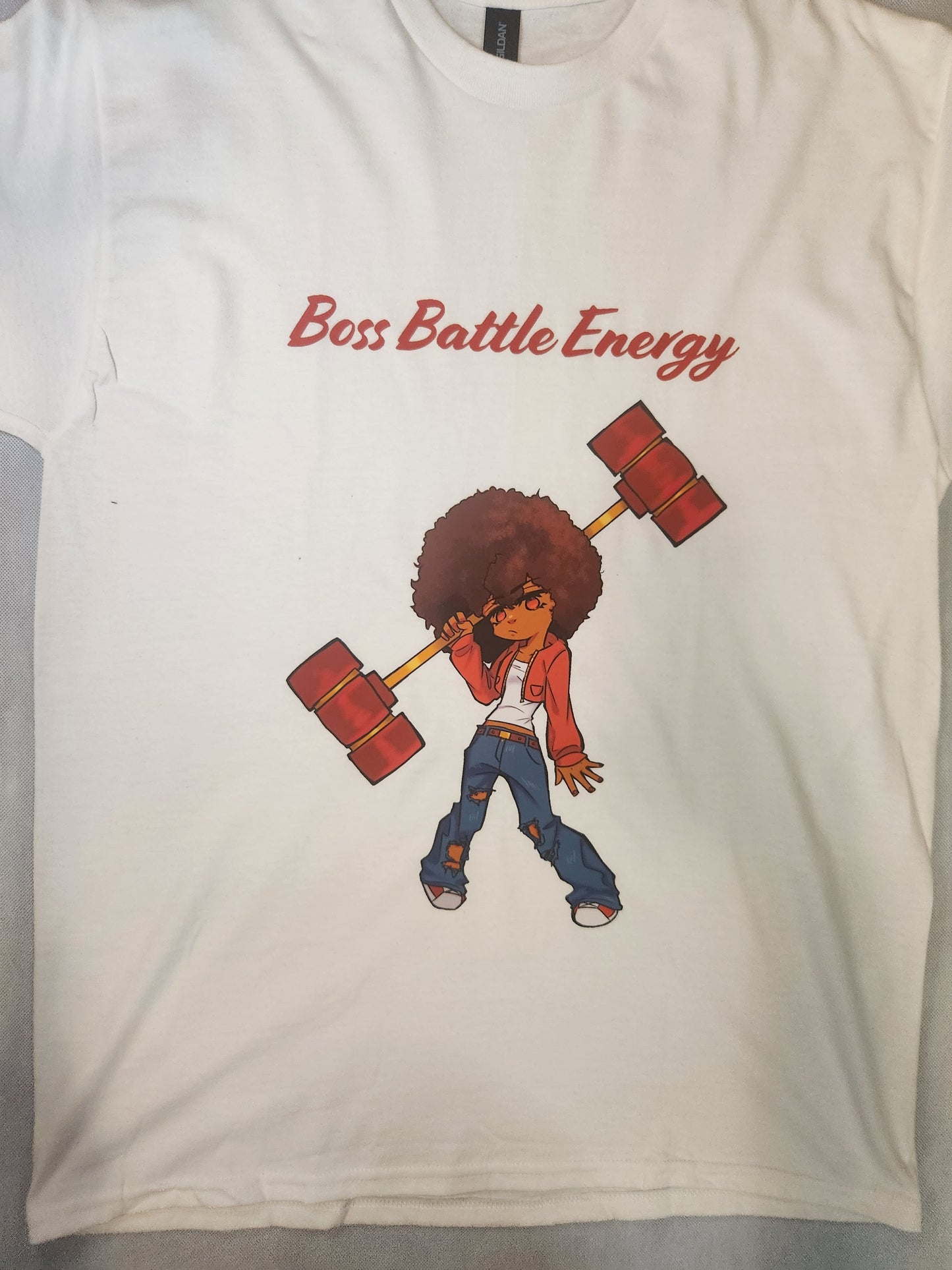 Boss Battle White T-Shirt