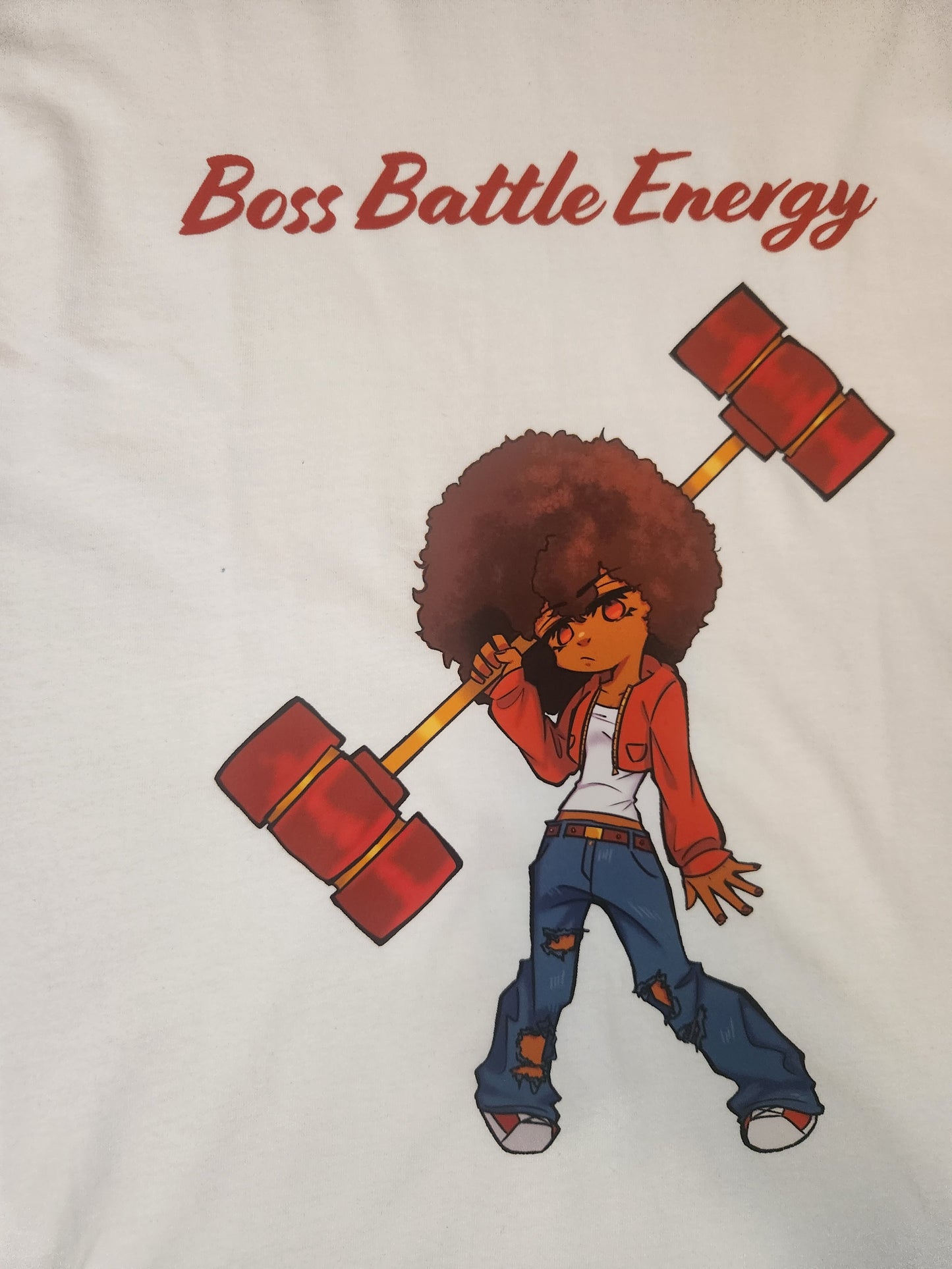 Boss Battle White T-Shirt