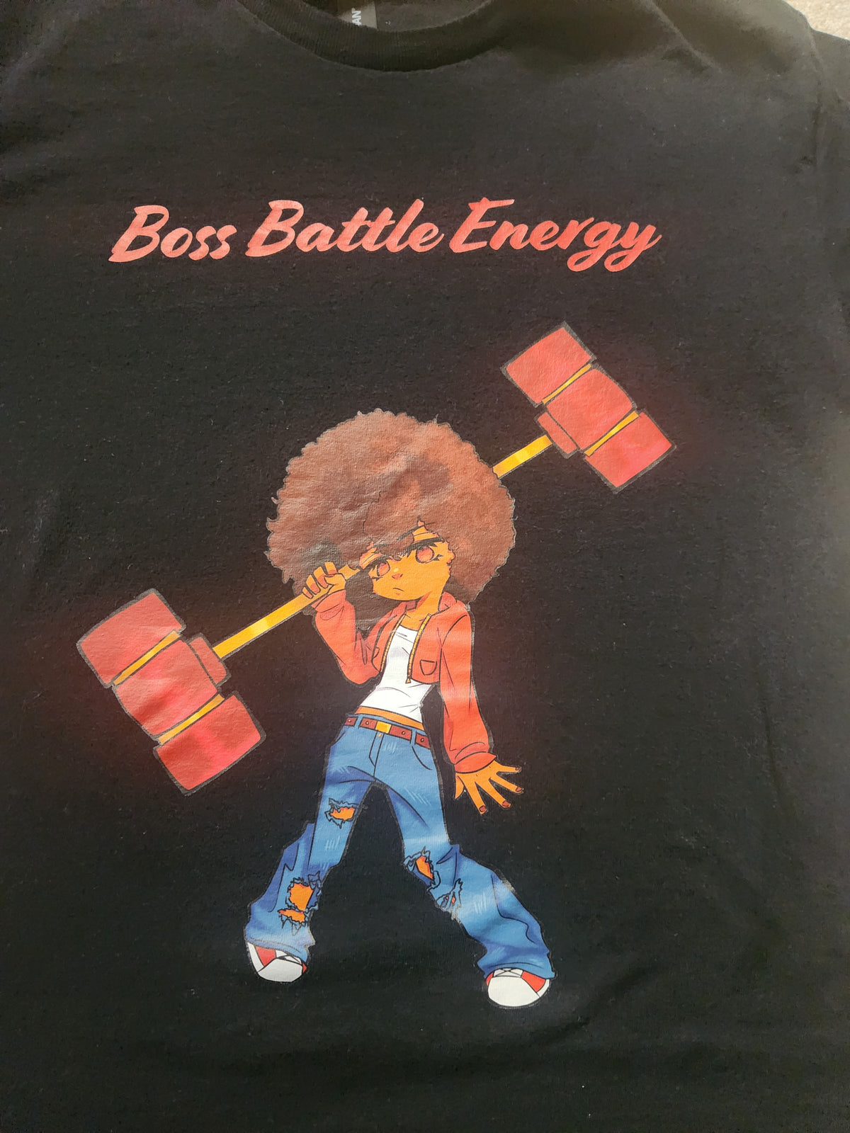 Boss Battle Energy Black