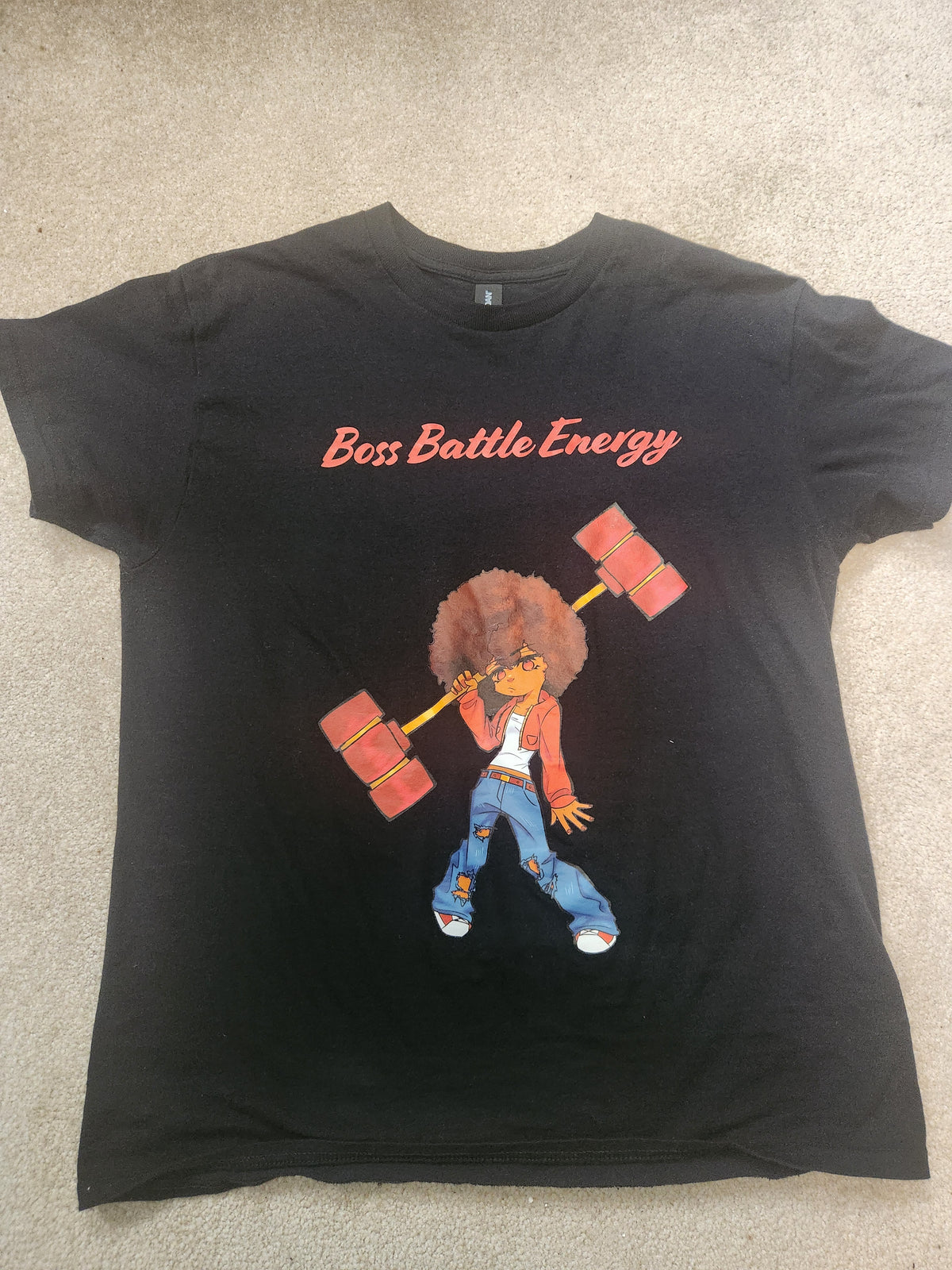 Boss Battle Energy Black