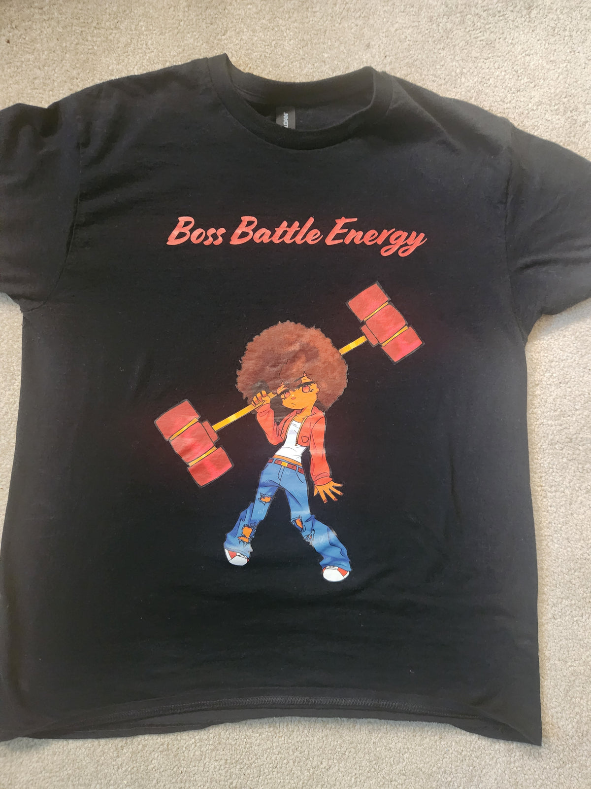 Boss Battle Energy Black