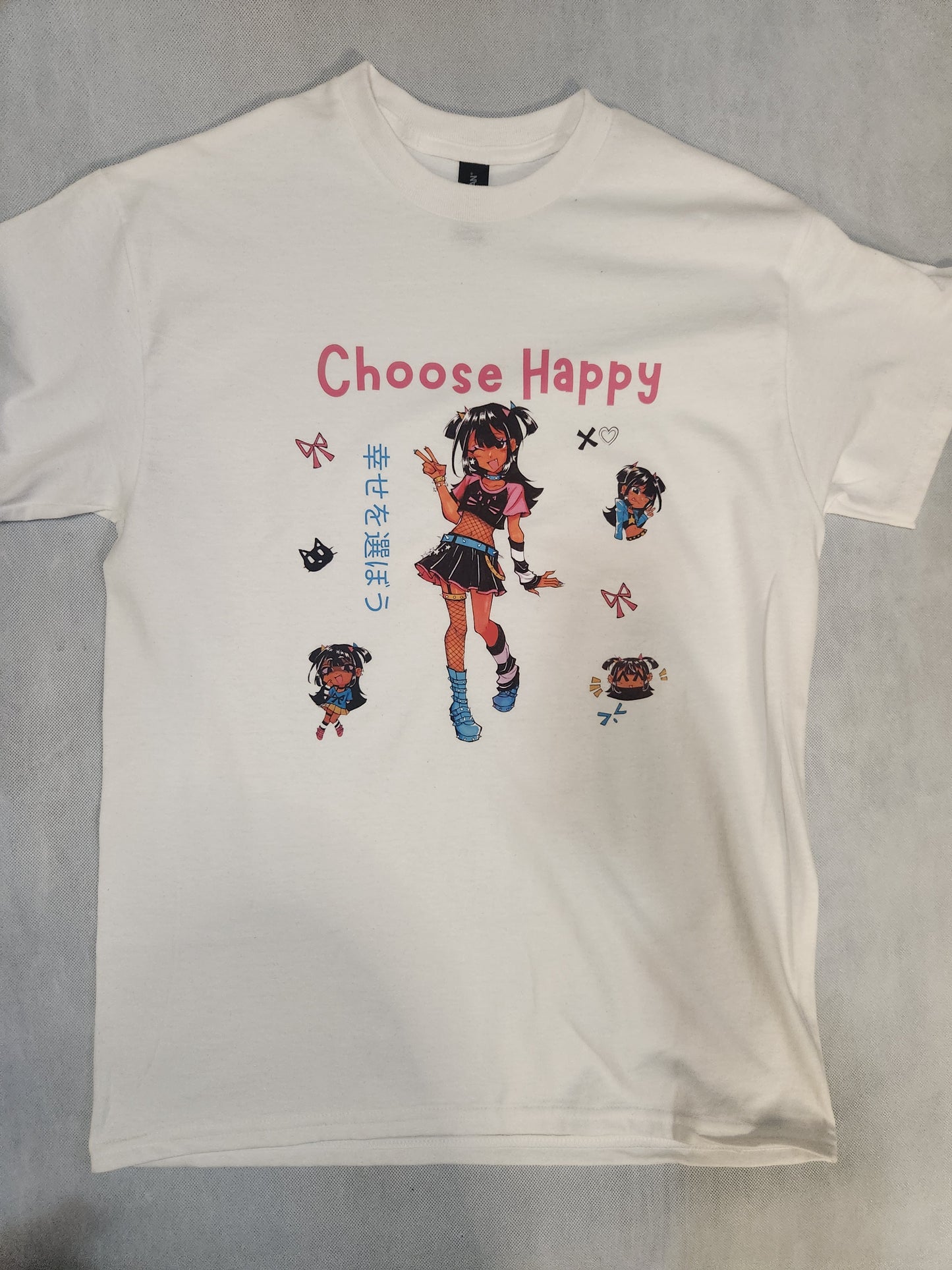 Choose Happy White T-Shirt
