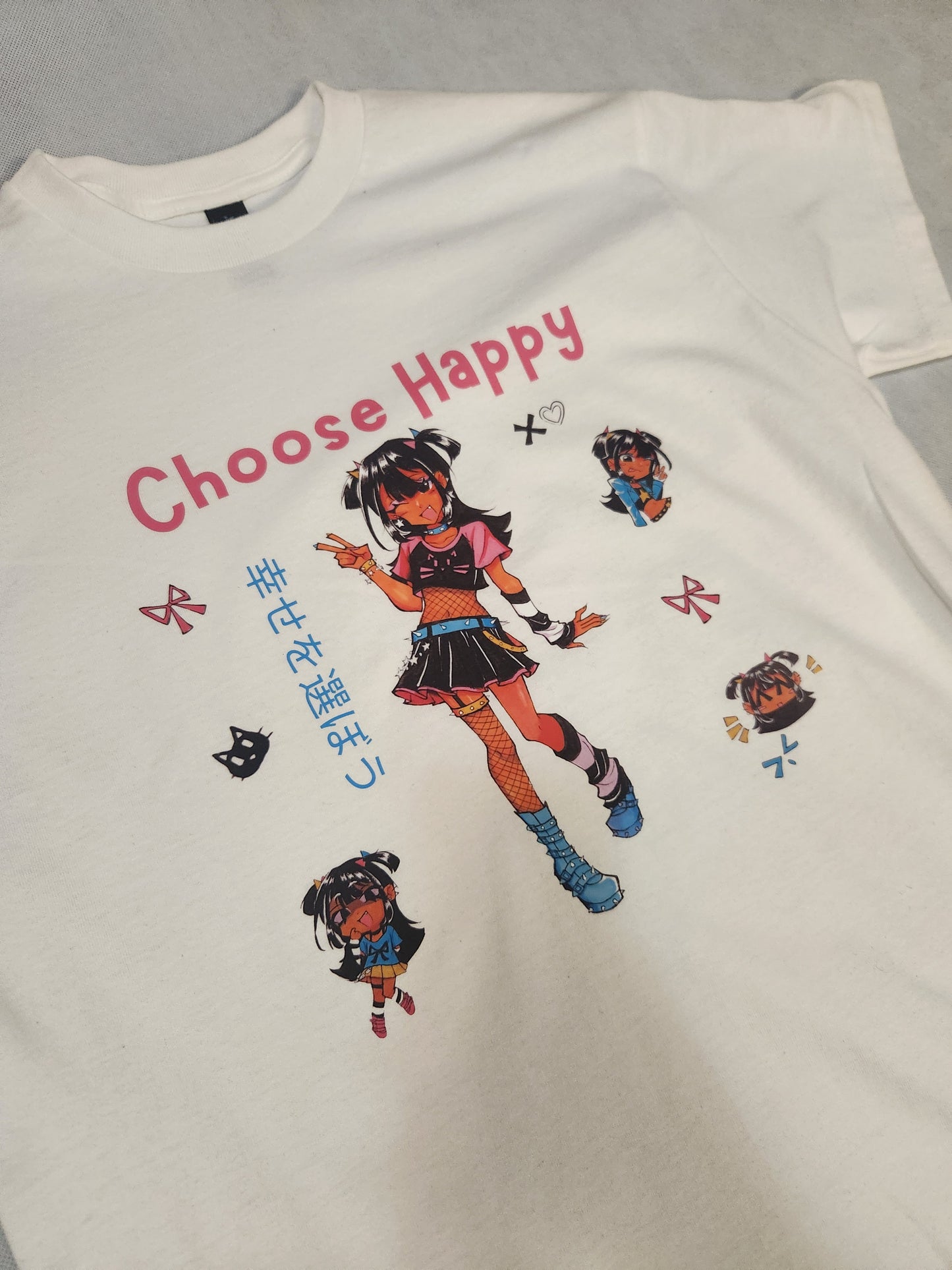 Choose Happy White T-Shirt