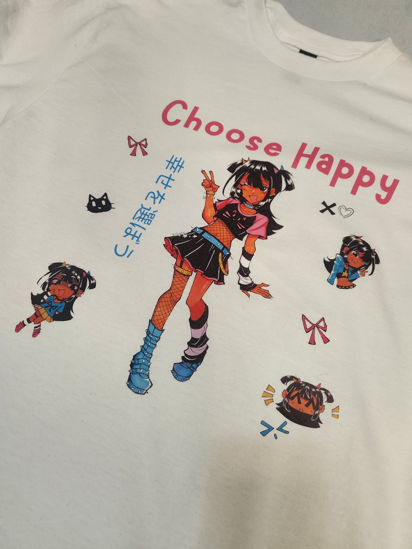 Choose Happy White T-Shirt