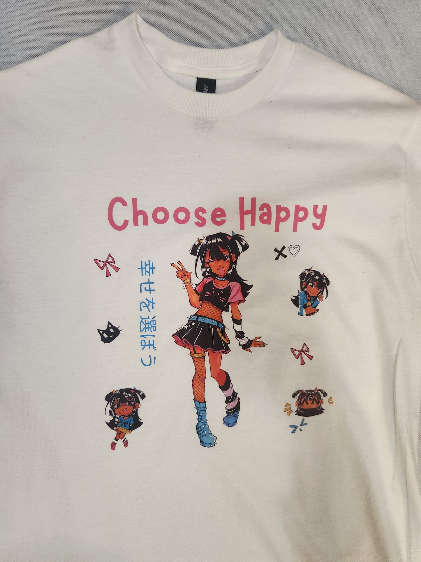 Choose Happy White T-Shirt