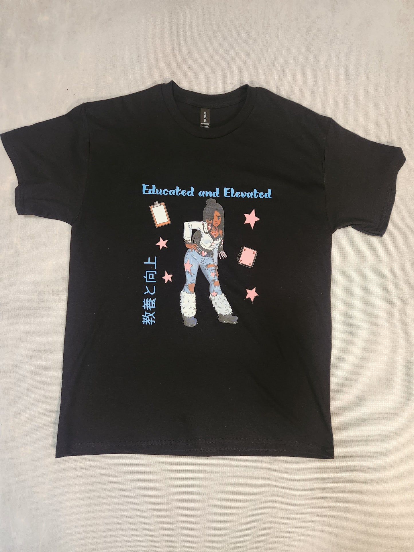 Educated and Elevated Black T-shirt