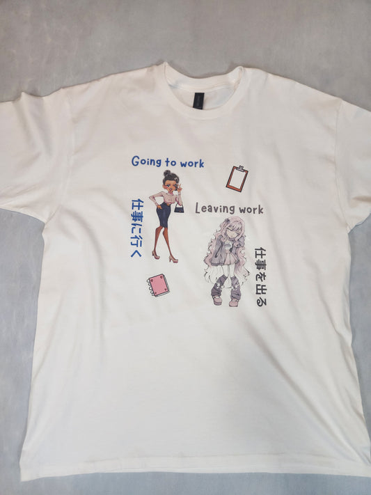 Going to and Leaving Work T-Shirt