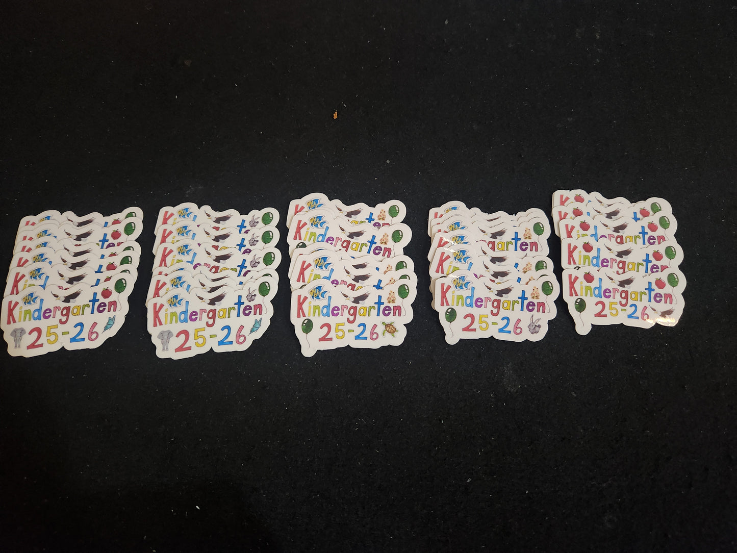 Kindergarten Stickers 2025–2026 School Year Edition