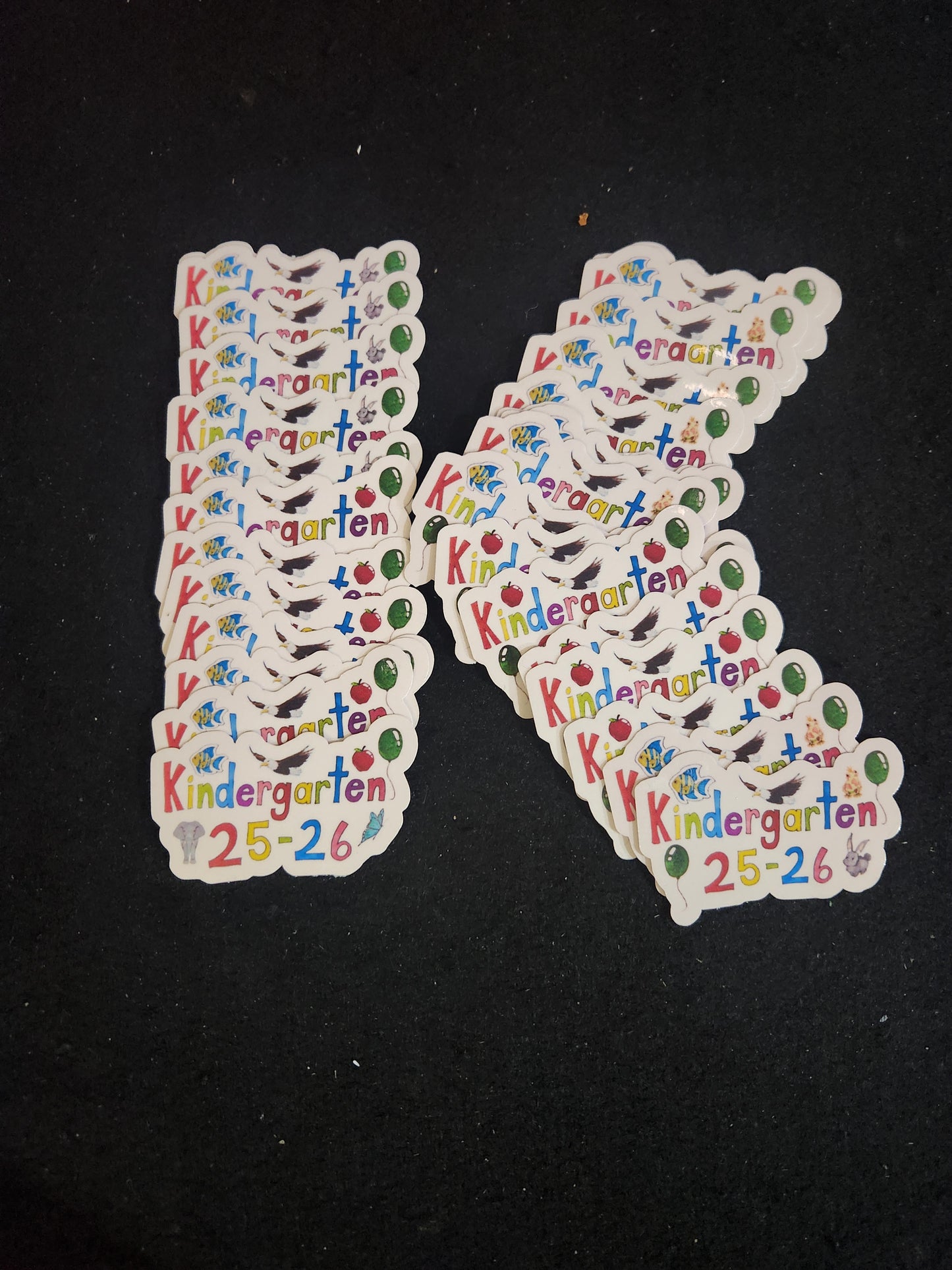 Kindergarten Stickers 2025–2026 School Year Edition