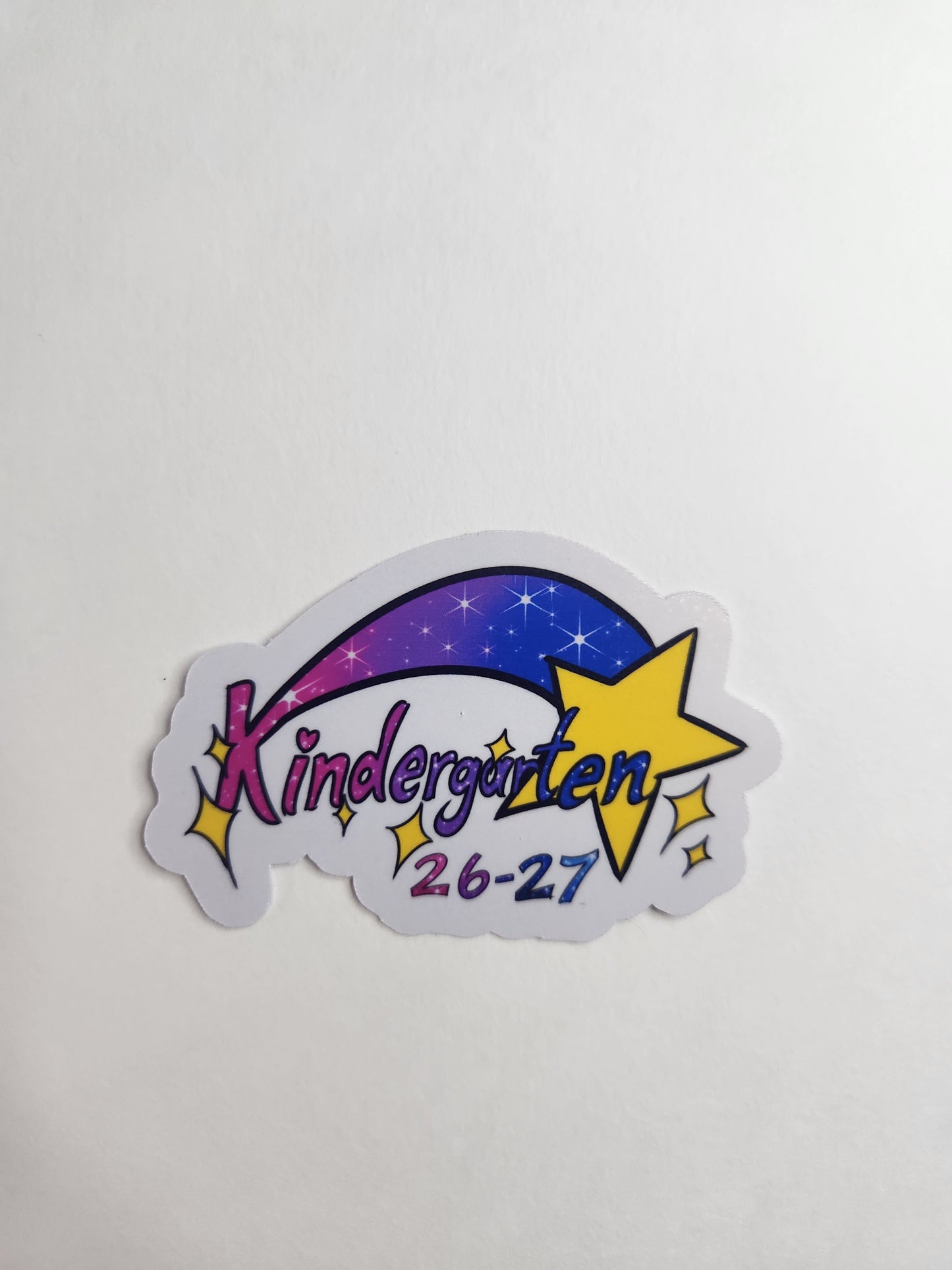 Kindergarten Sprinkle Stickers 2026–2027