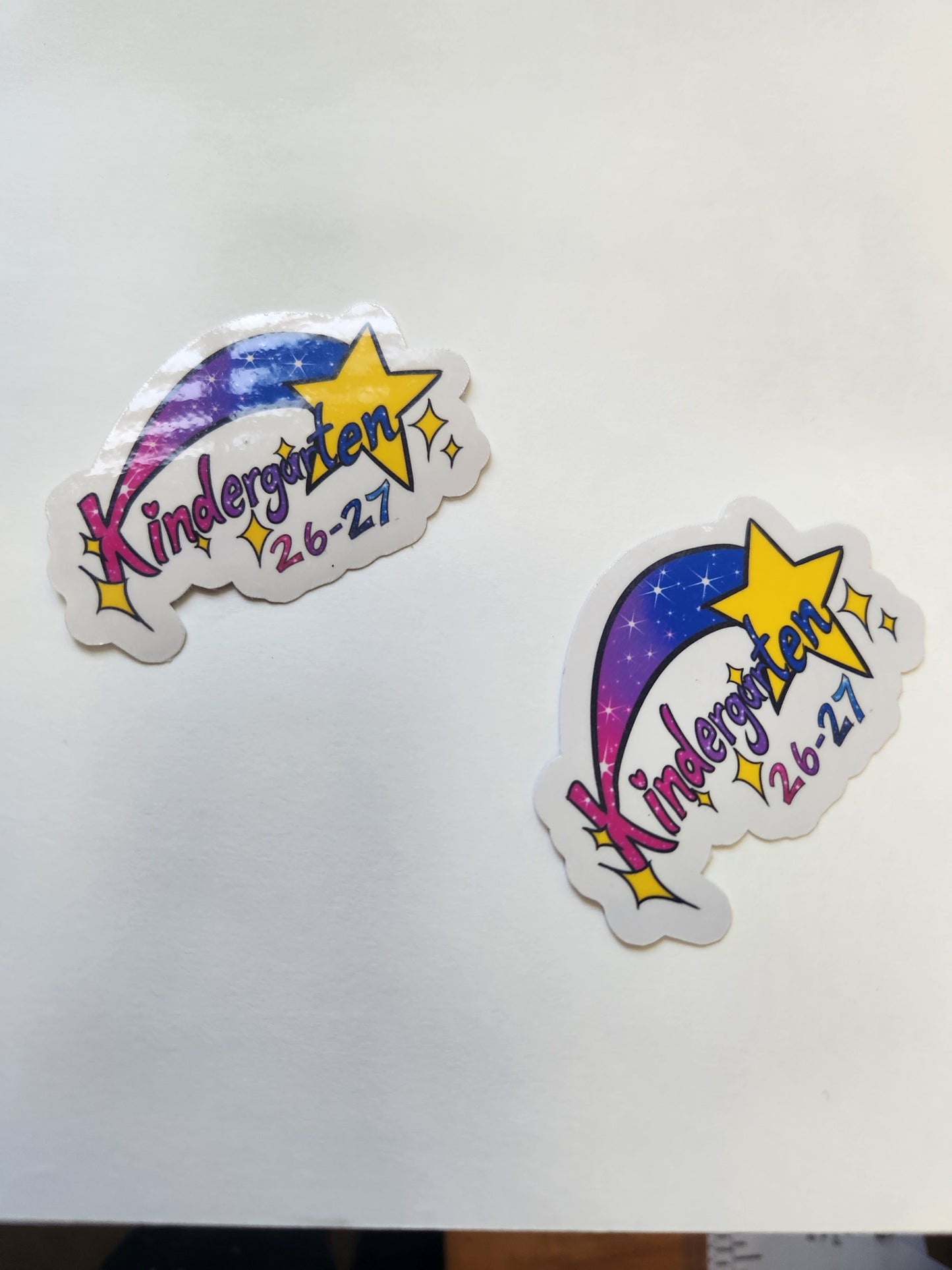 Kindergarten Sprinkle Stickers 2026–2027