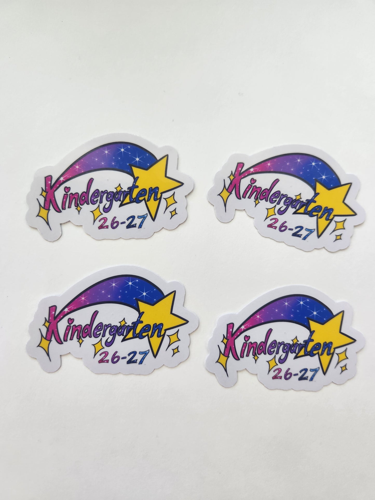 Kindergarten Sprinkle Stickers 2026–2027