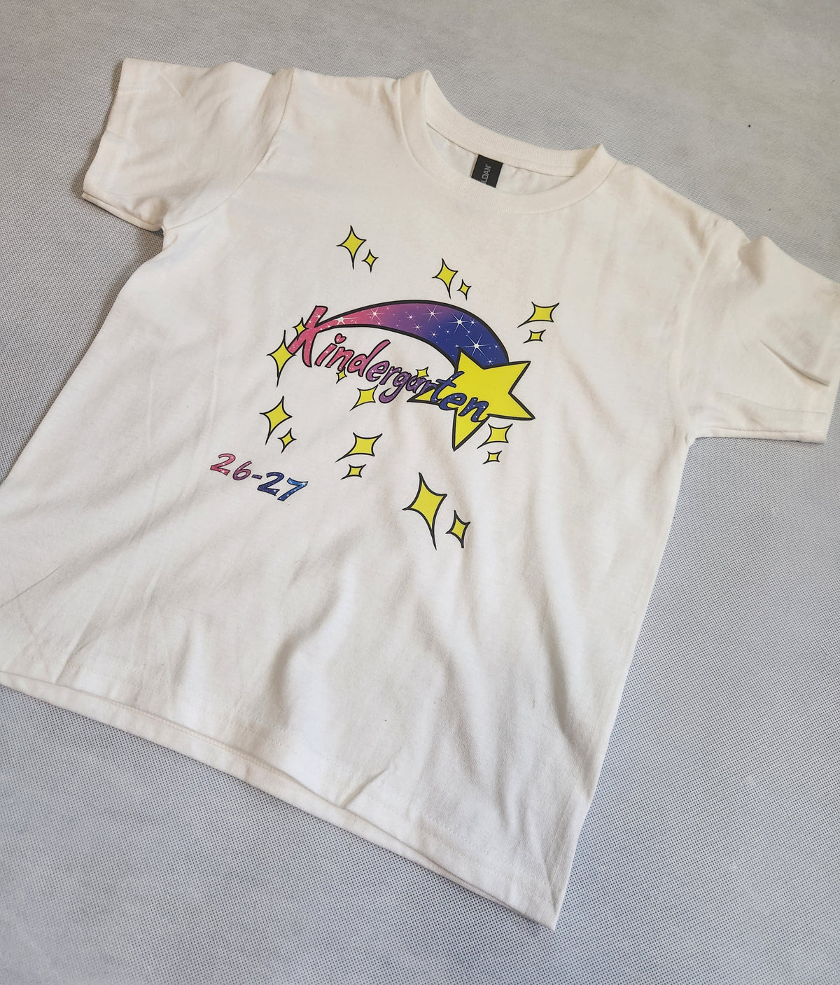 Kindergarten 26-27 Graphic Tee White